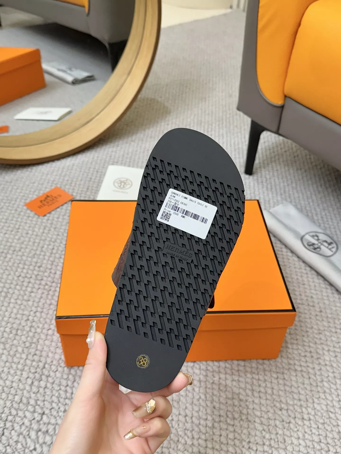Hermes Slippers For Men Lightweight 9840