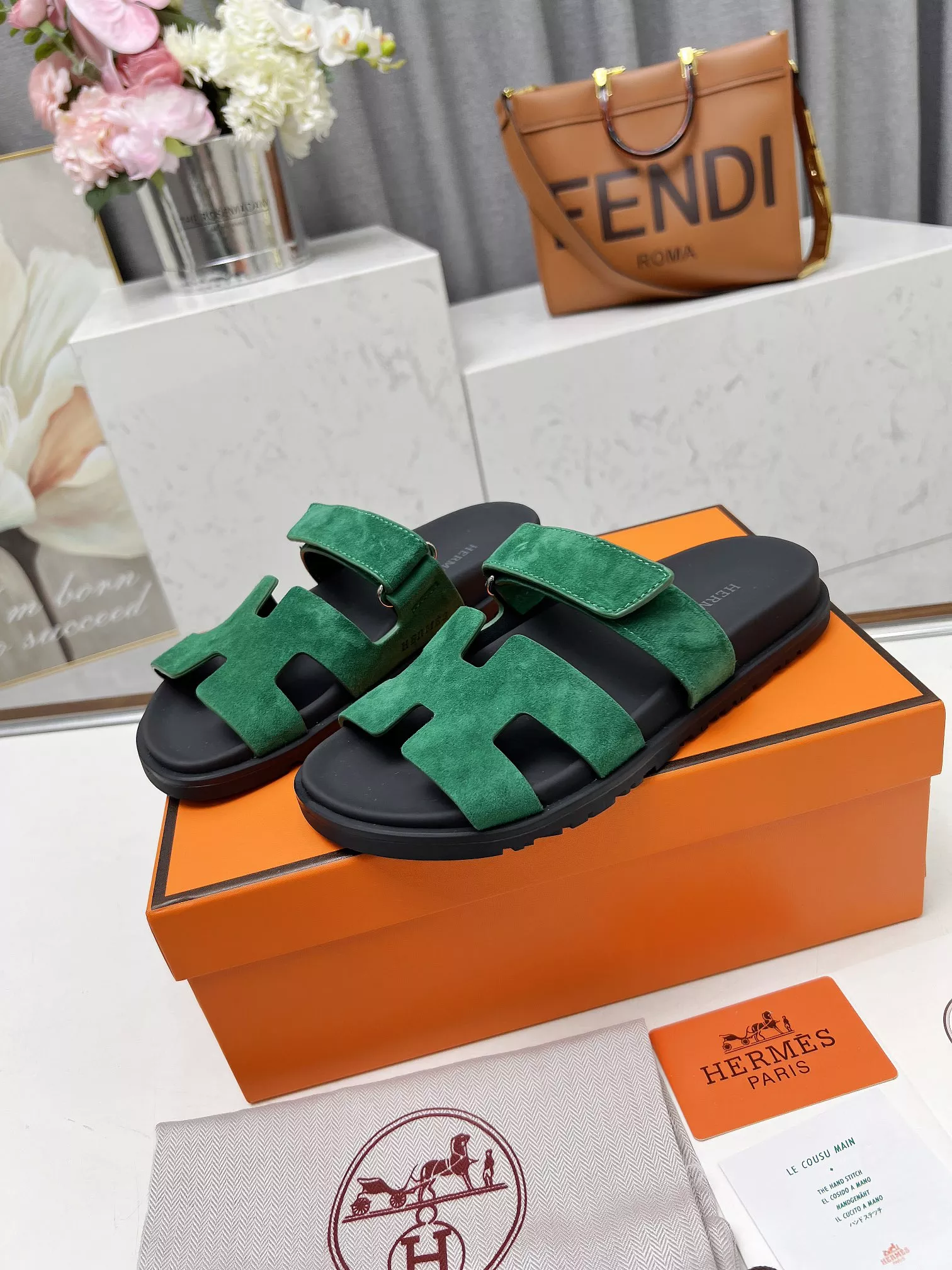 Hermes Slippers For Men Practical 4302