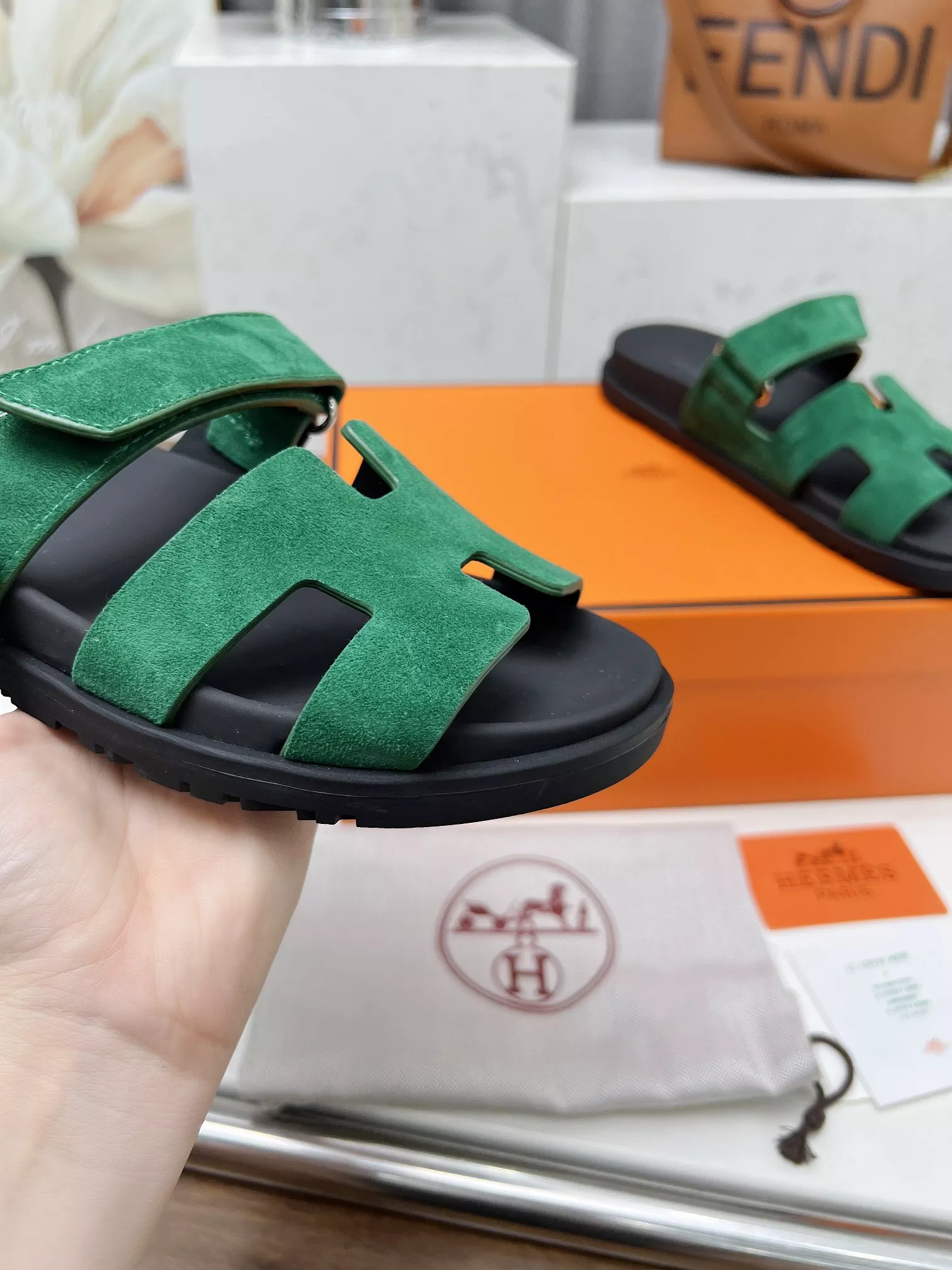 Hermes Slippers For Men Practical 4302