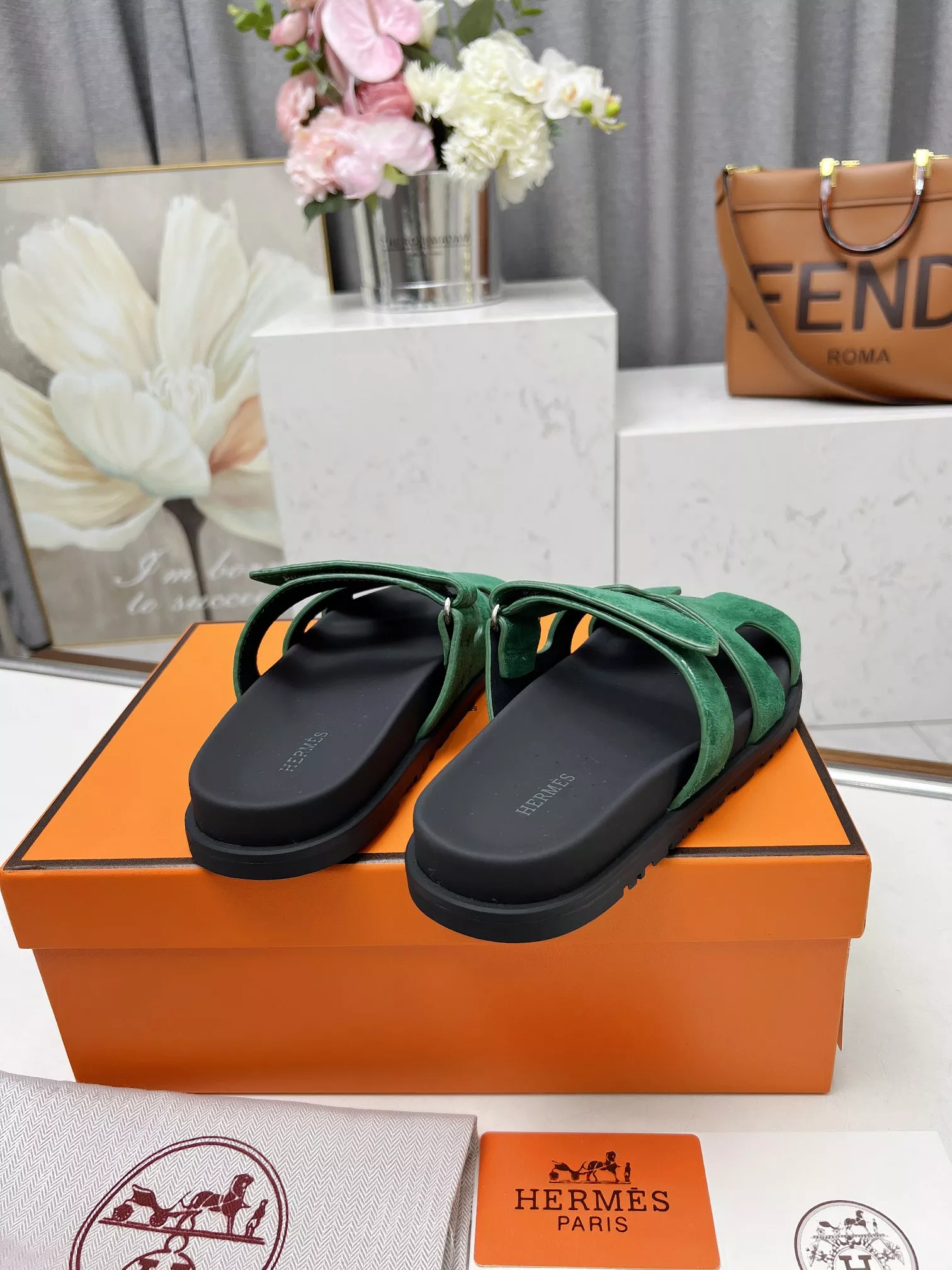 Hermes Slippers For Men Practical 4302