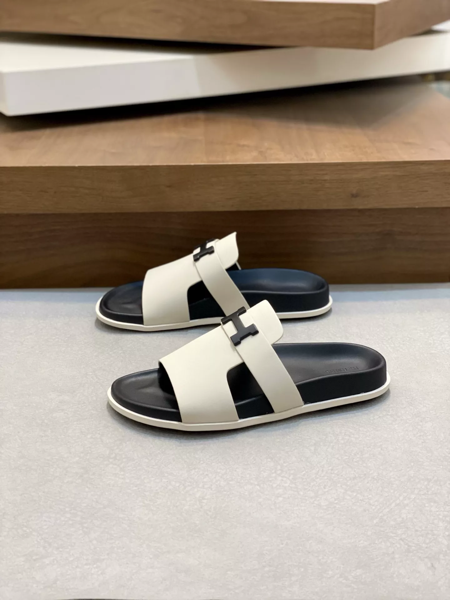 Hermes Slippers For Men Refined 762