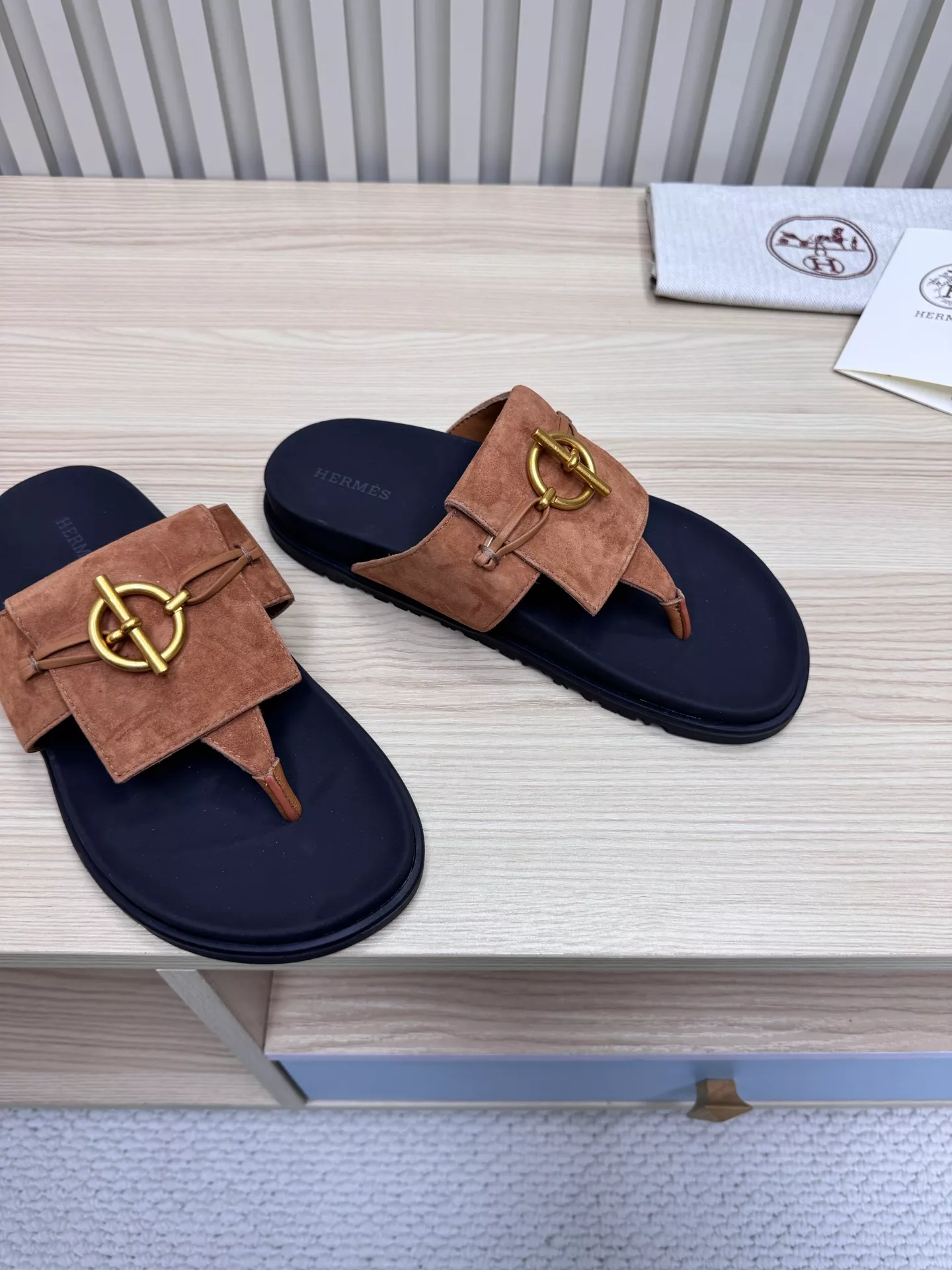 Hermes Slippers For Men Soft 2460