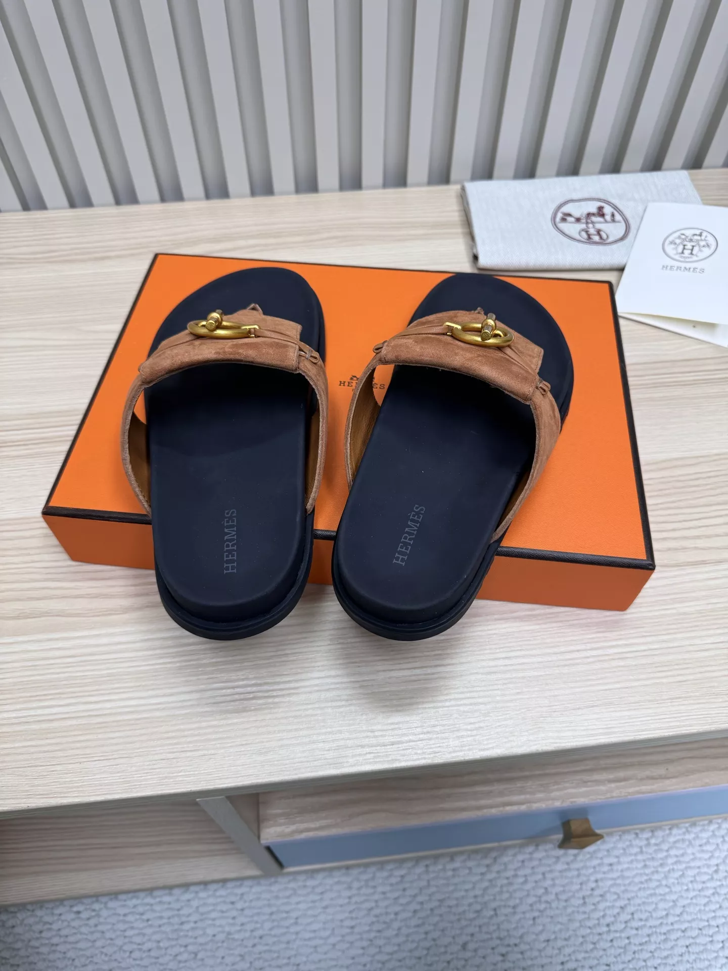 Hermes Slippers For Men Soft 2460