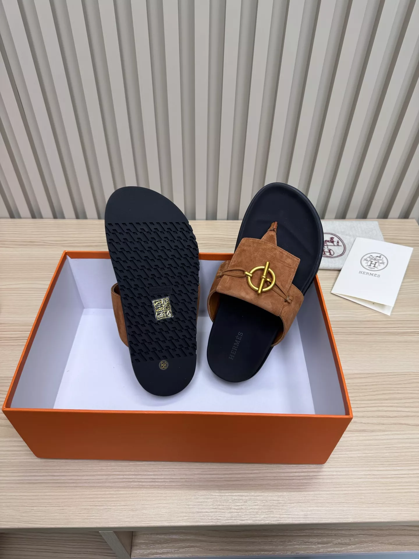 Hermes Slippers For Men Soft 2460
