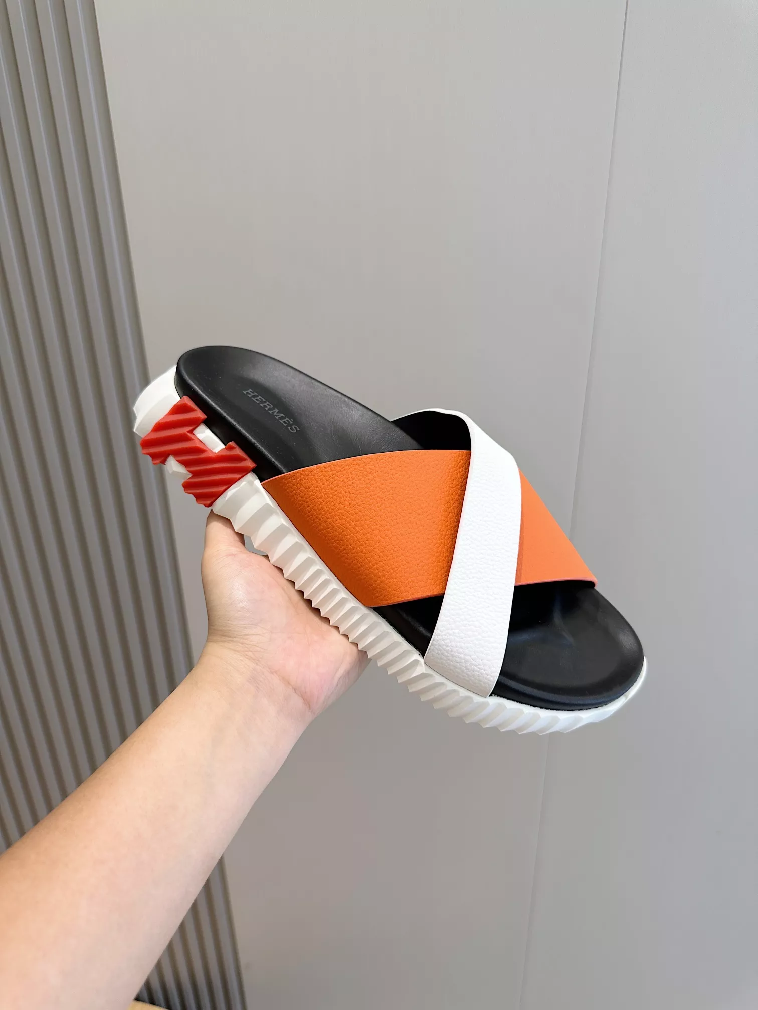 Hermes Slippers For Men Soft 5095