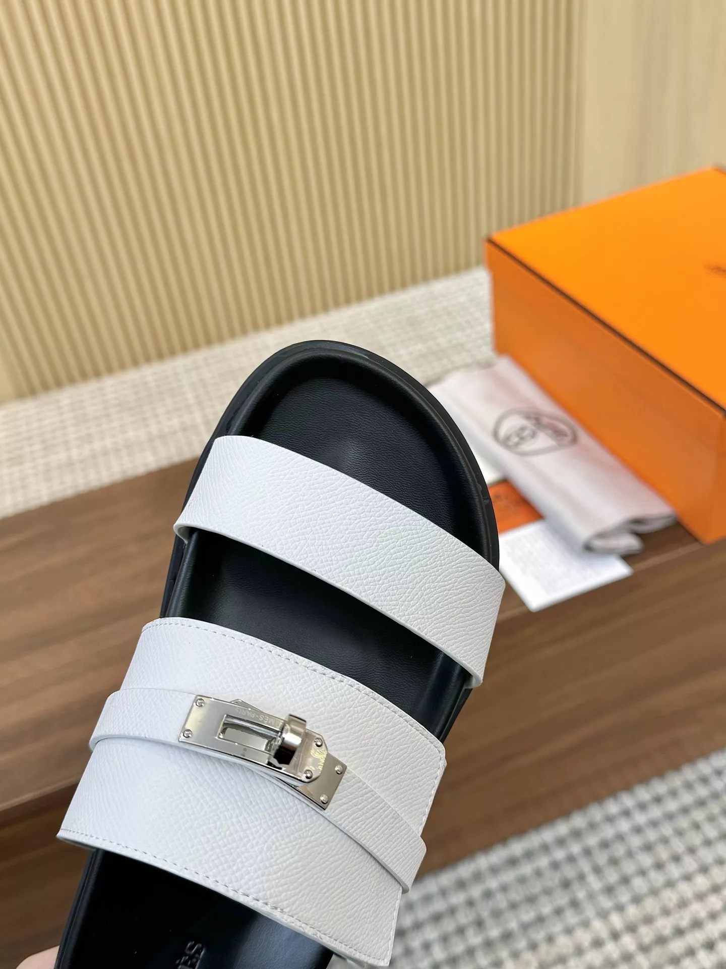 Hermes Slippers For Men Soft 5403