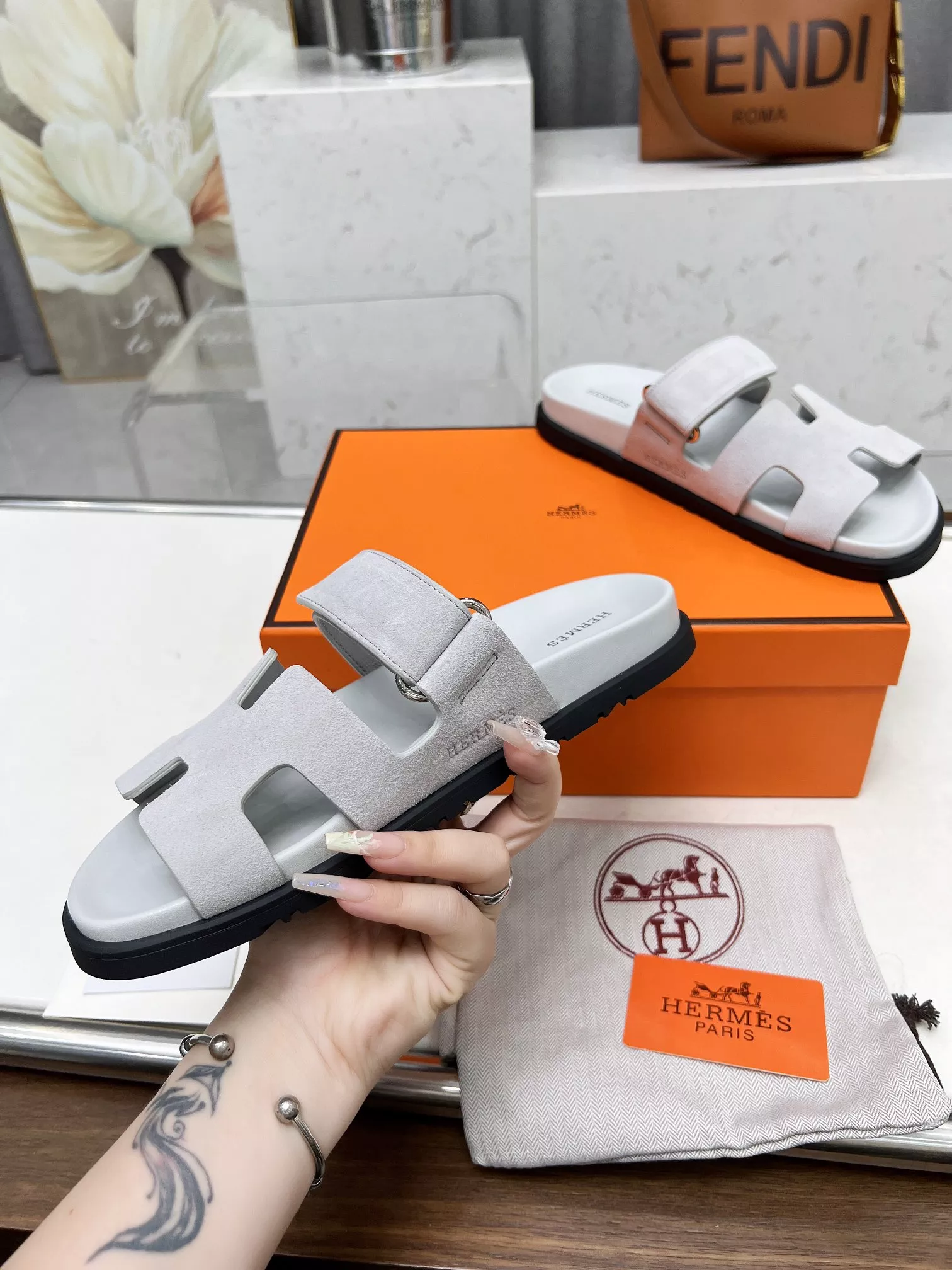 Hermes Slippers For Men Sophisticated 1320