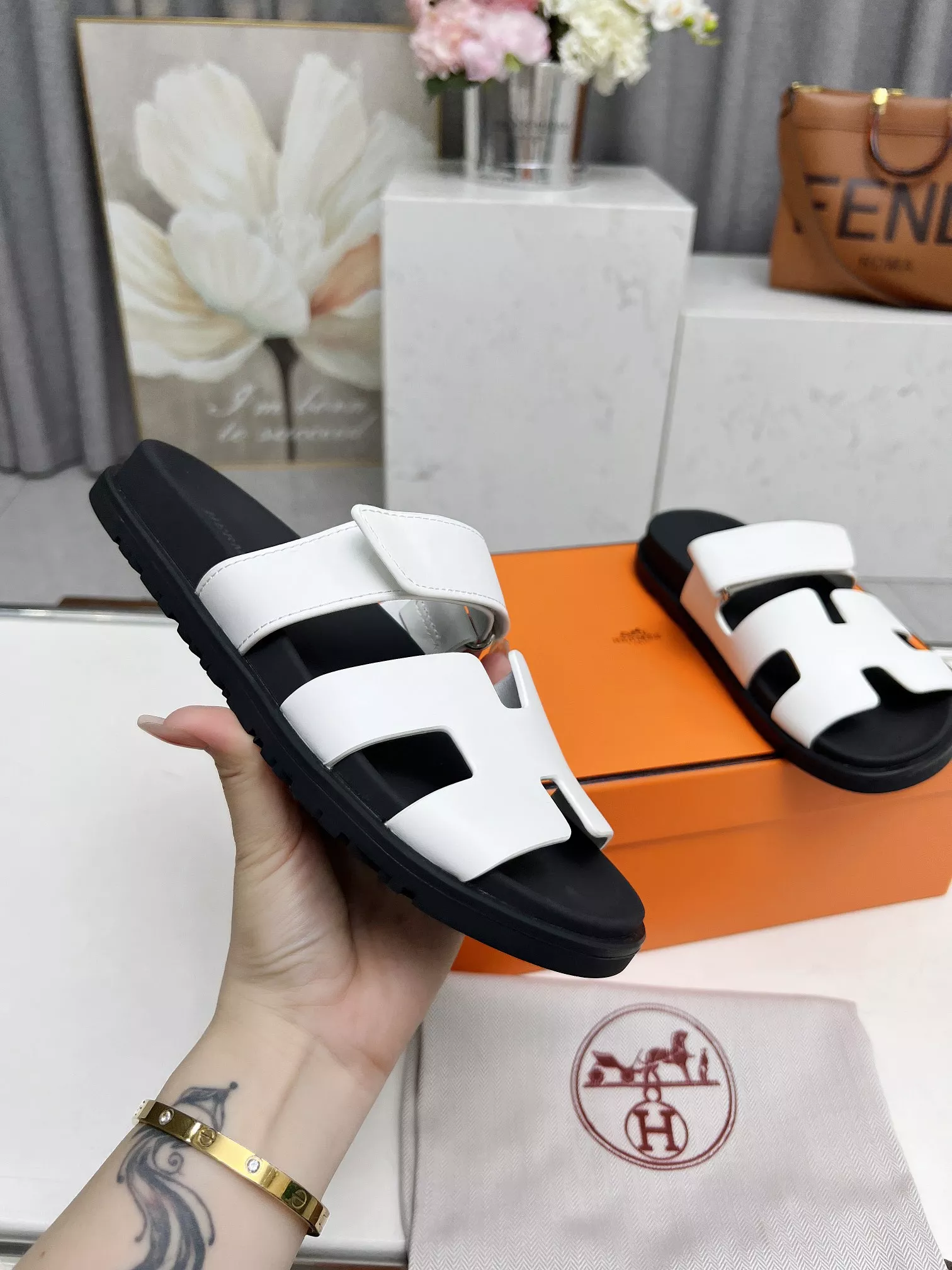 Hermes Slippers For Men Trendy 2747