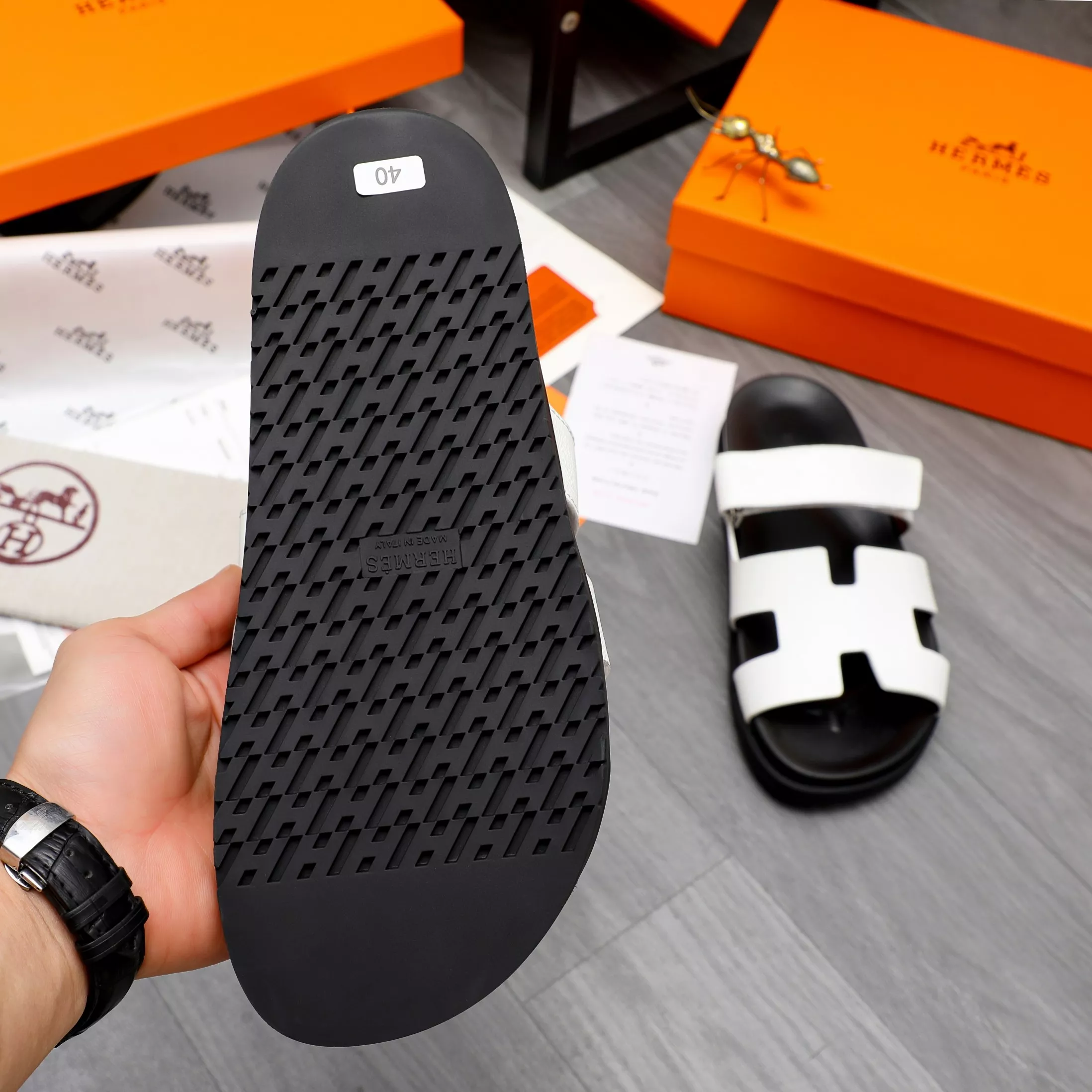 Hermes Slippers For Men Trendy 4793