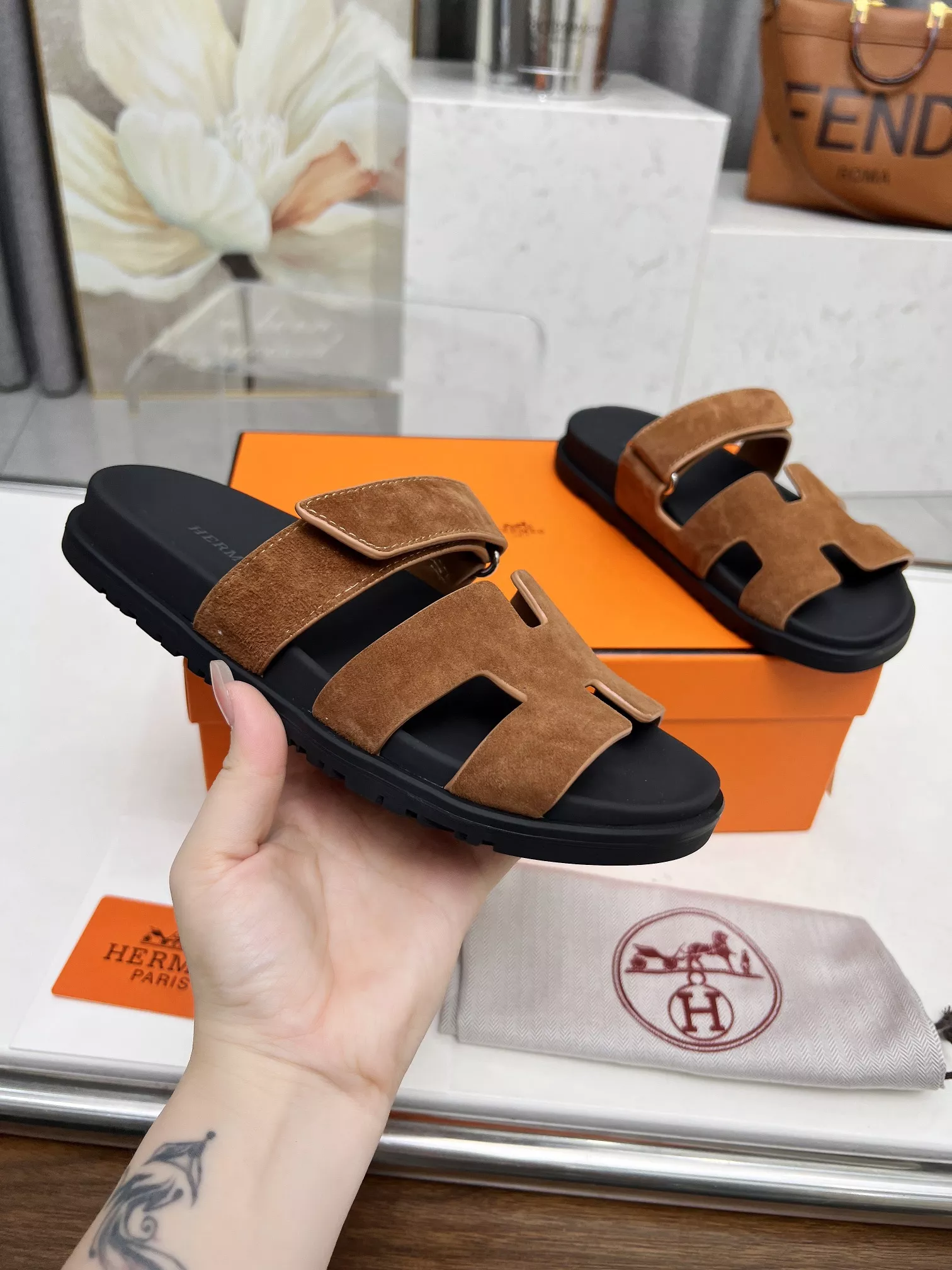 Hermes Slippers For Men UrbanStyle 7701