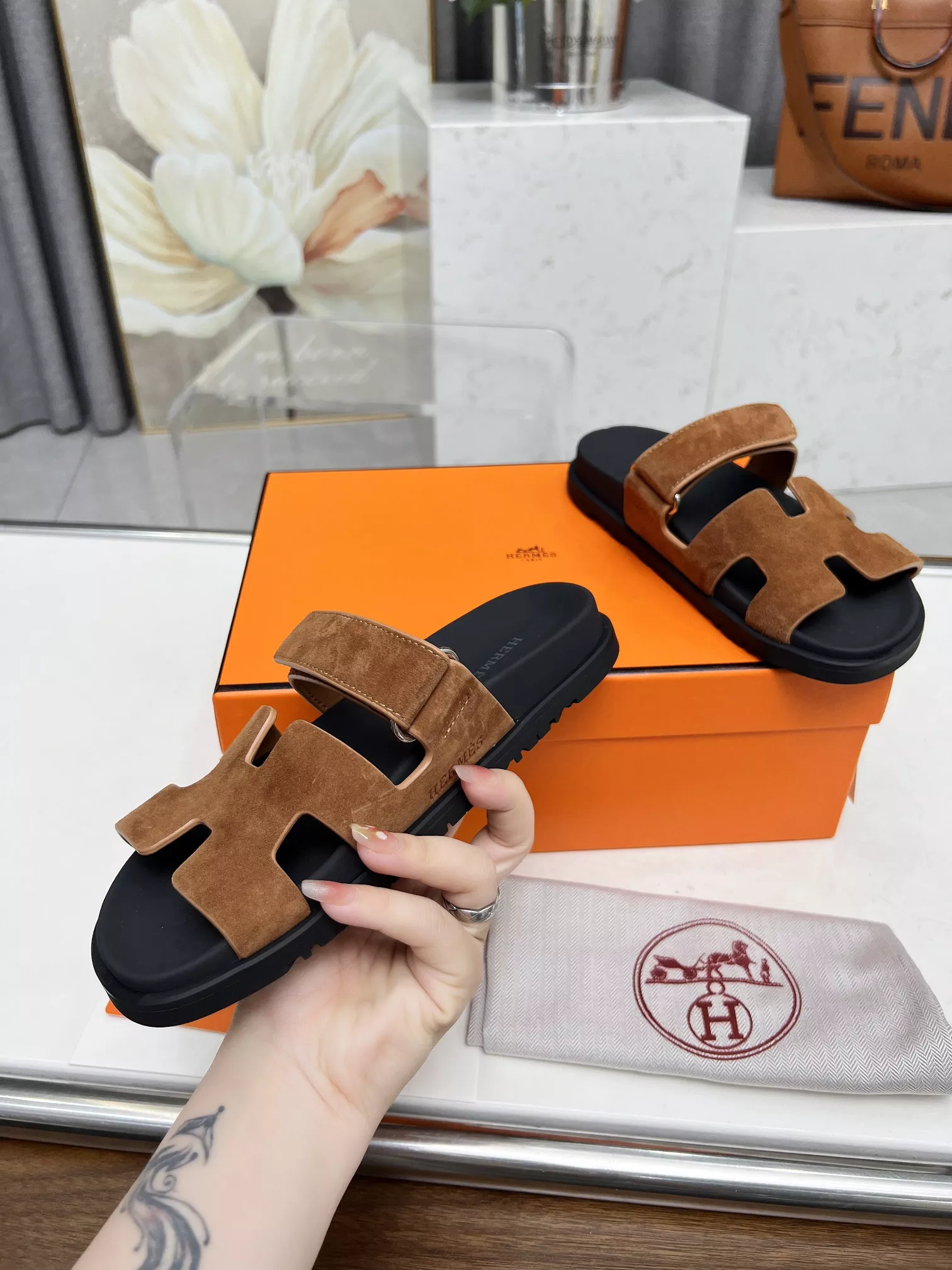 Hermes Slippers For Men UrbanStyle 7701