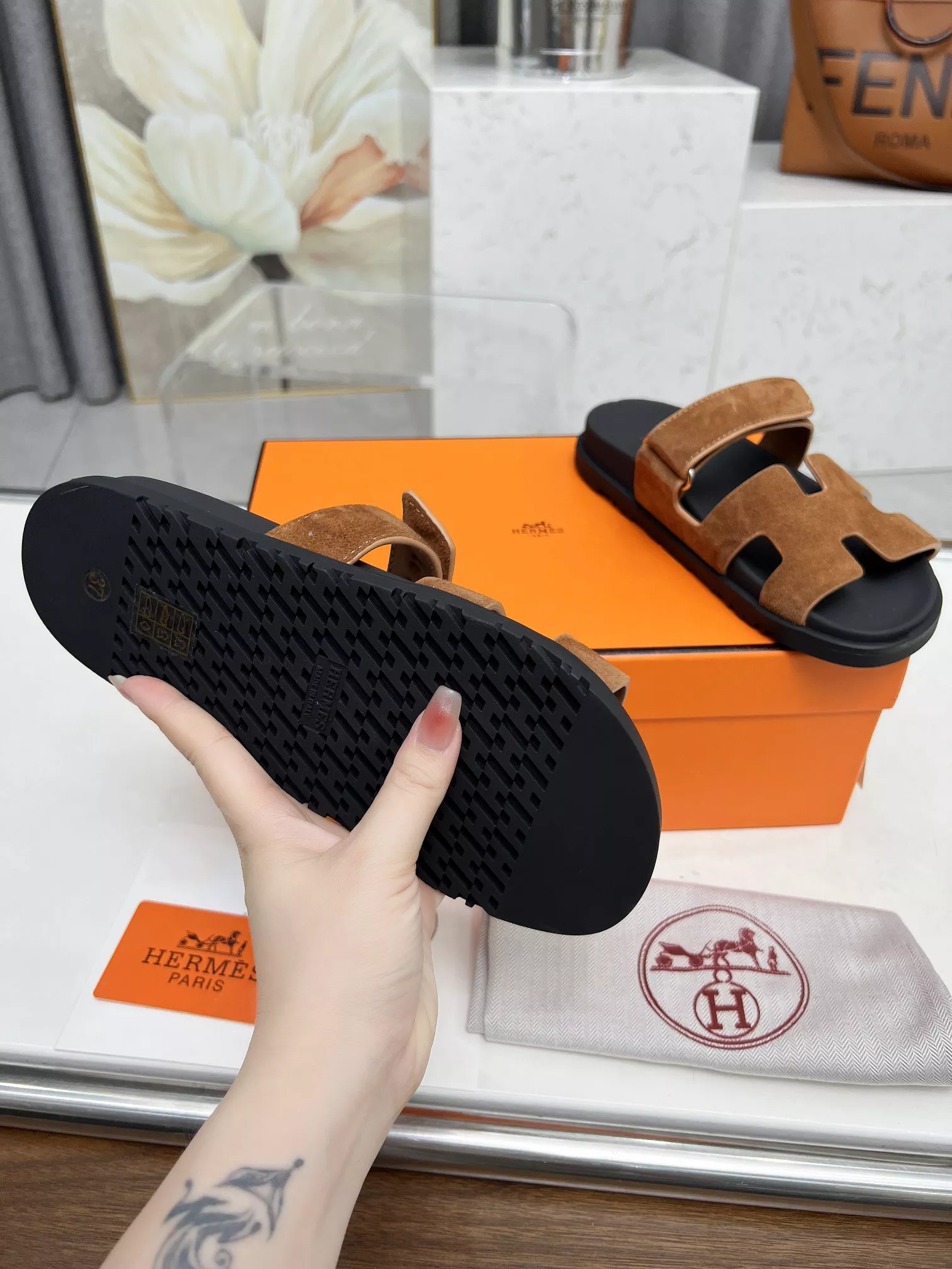 Hermes Slippers For Men UrbanStyle 7701
