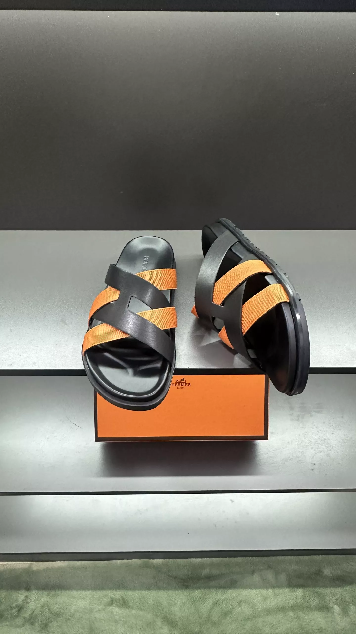 Hermes Slippers For Men Versatile 1579