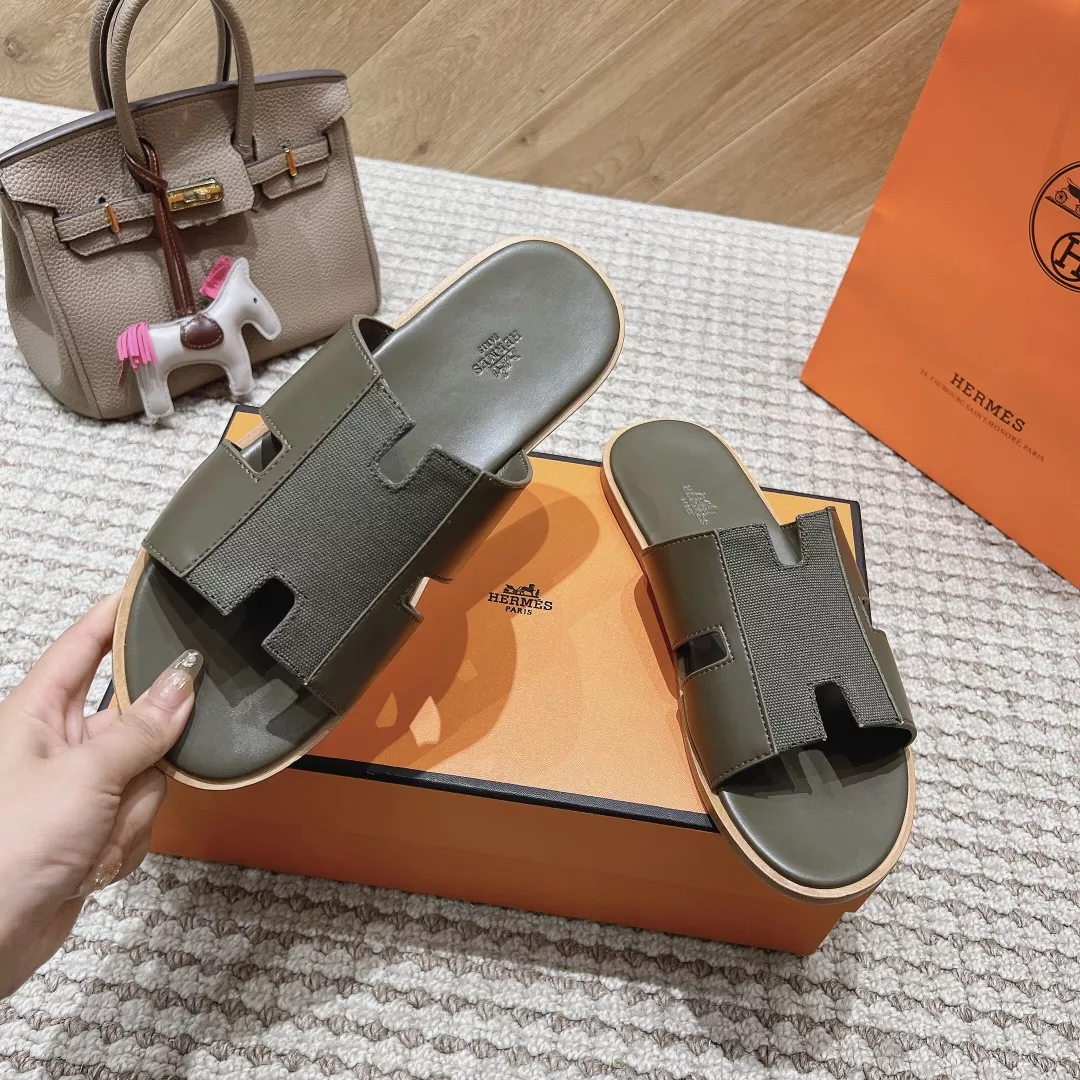 Hermes Slippers For Men Versatile 2775