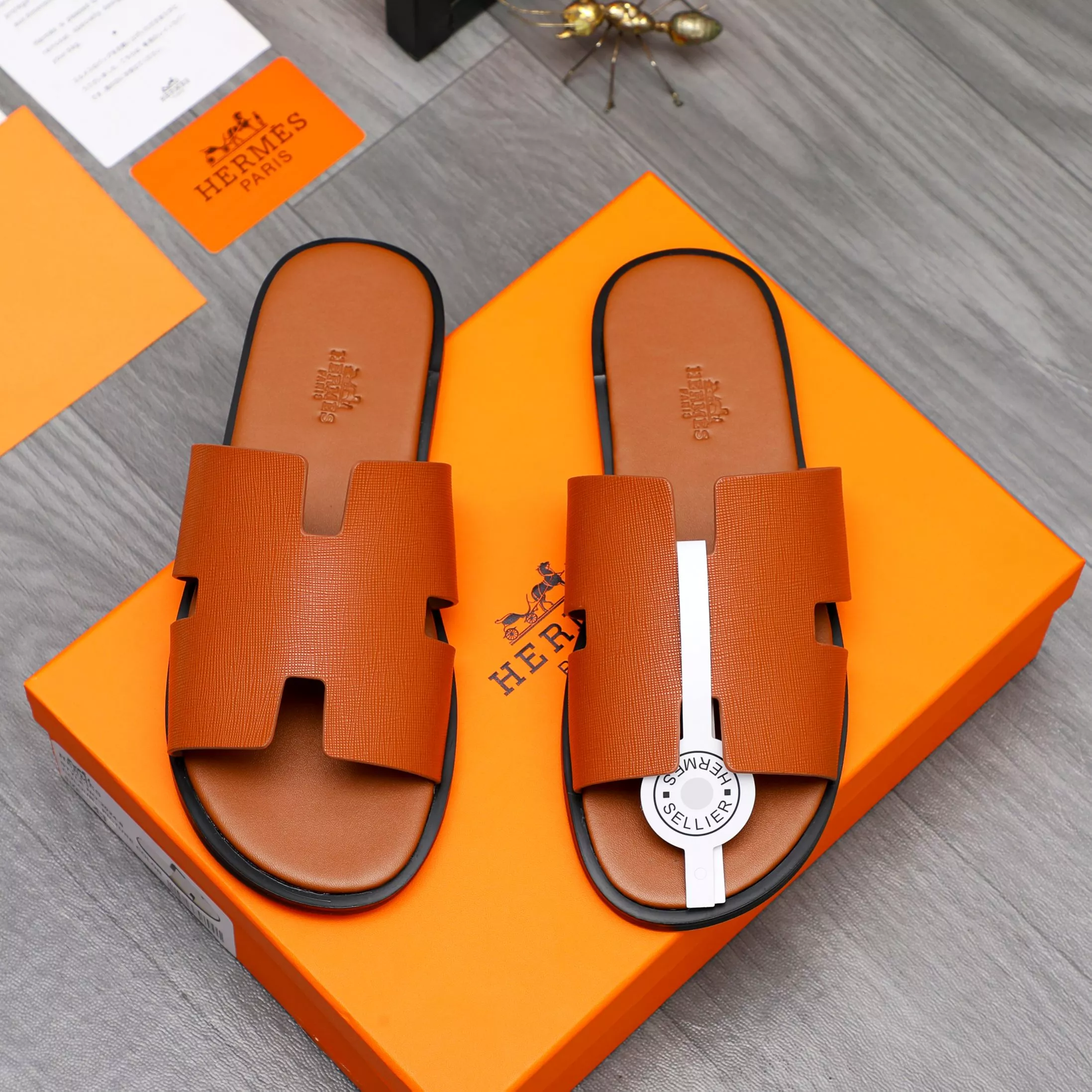 Hermes Slippers For Men Vibrant 6704