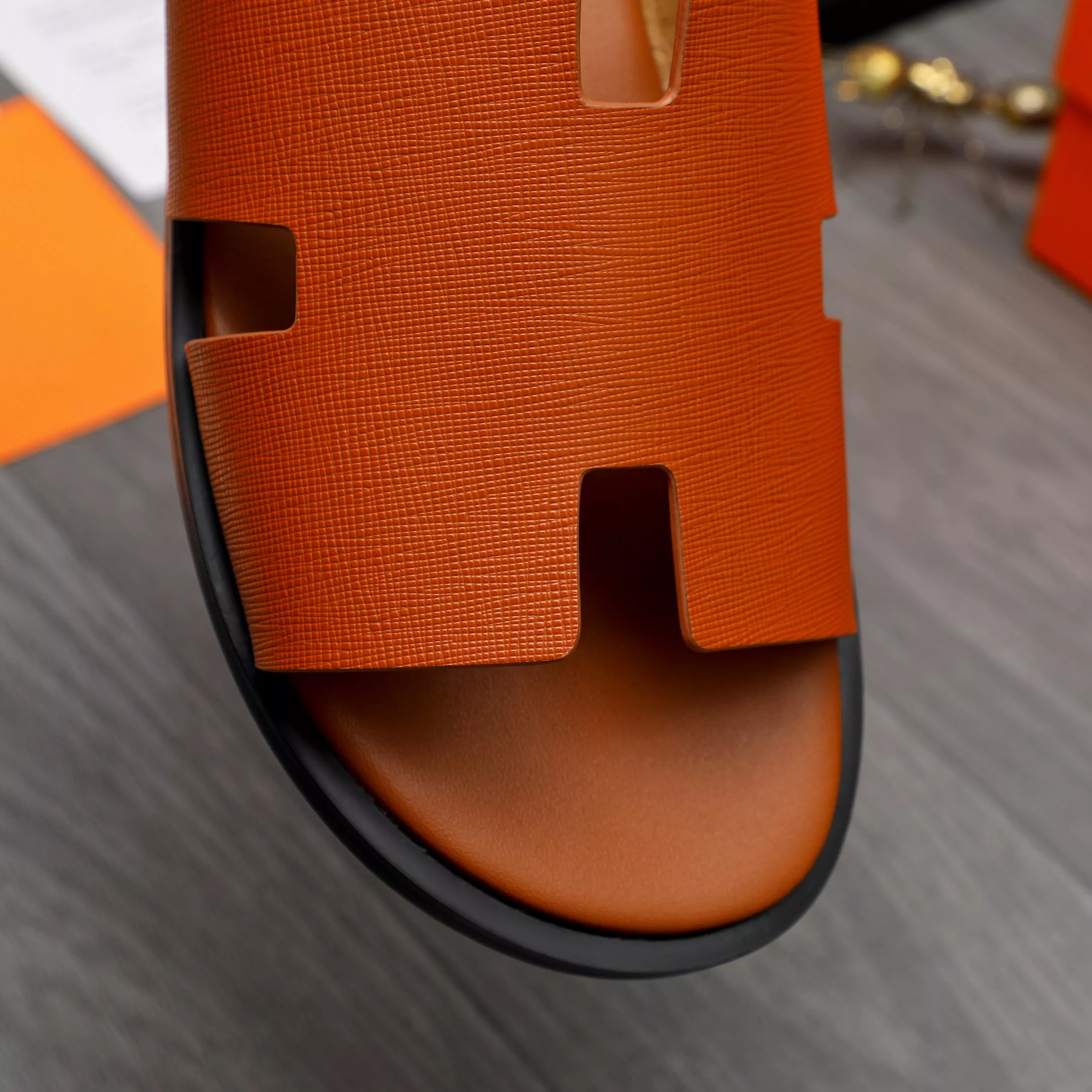 Hermes Slippers For Men Vibrant 6704