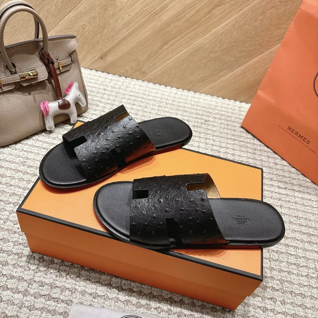 Hermes Slippers For Men Vibrant 6997