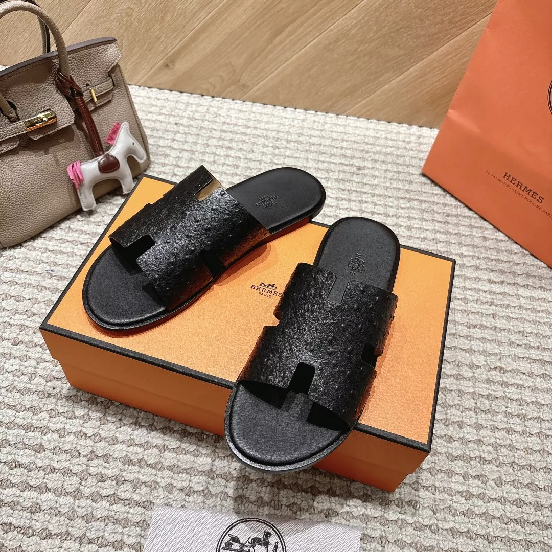 Hermes Slippers For Men Vibrant 6997