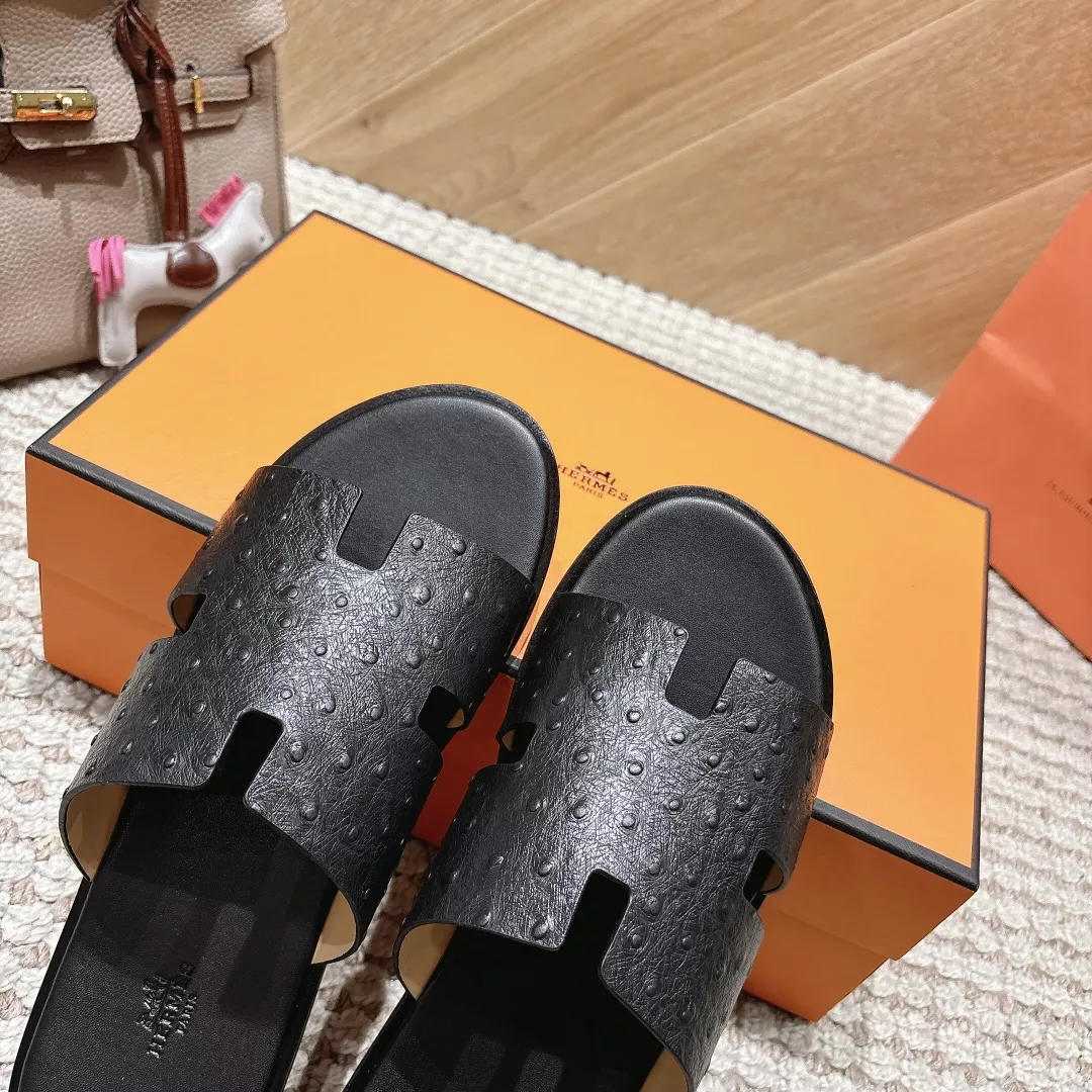 Hermes Slippers For Men Vibrant 6997