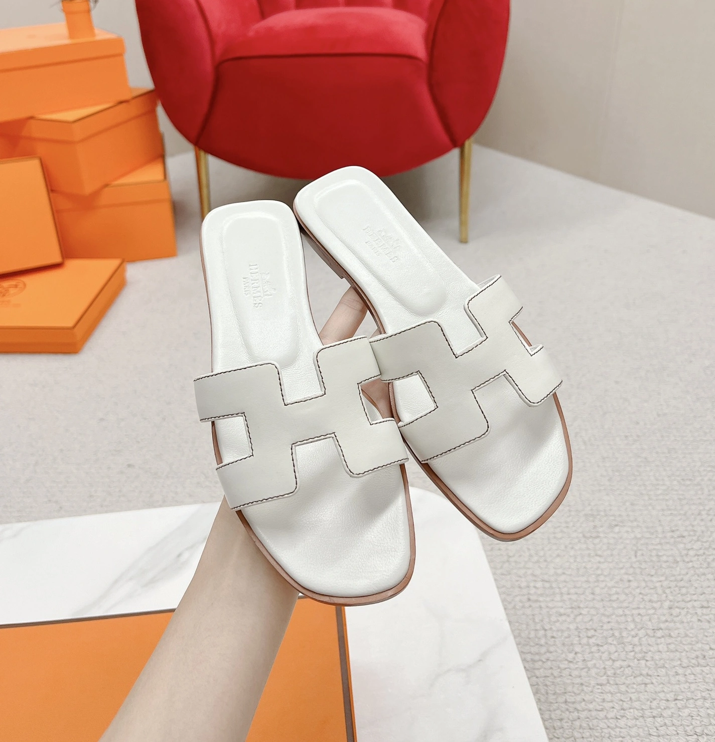 Hermes Slippers For Women Bright 4175