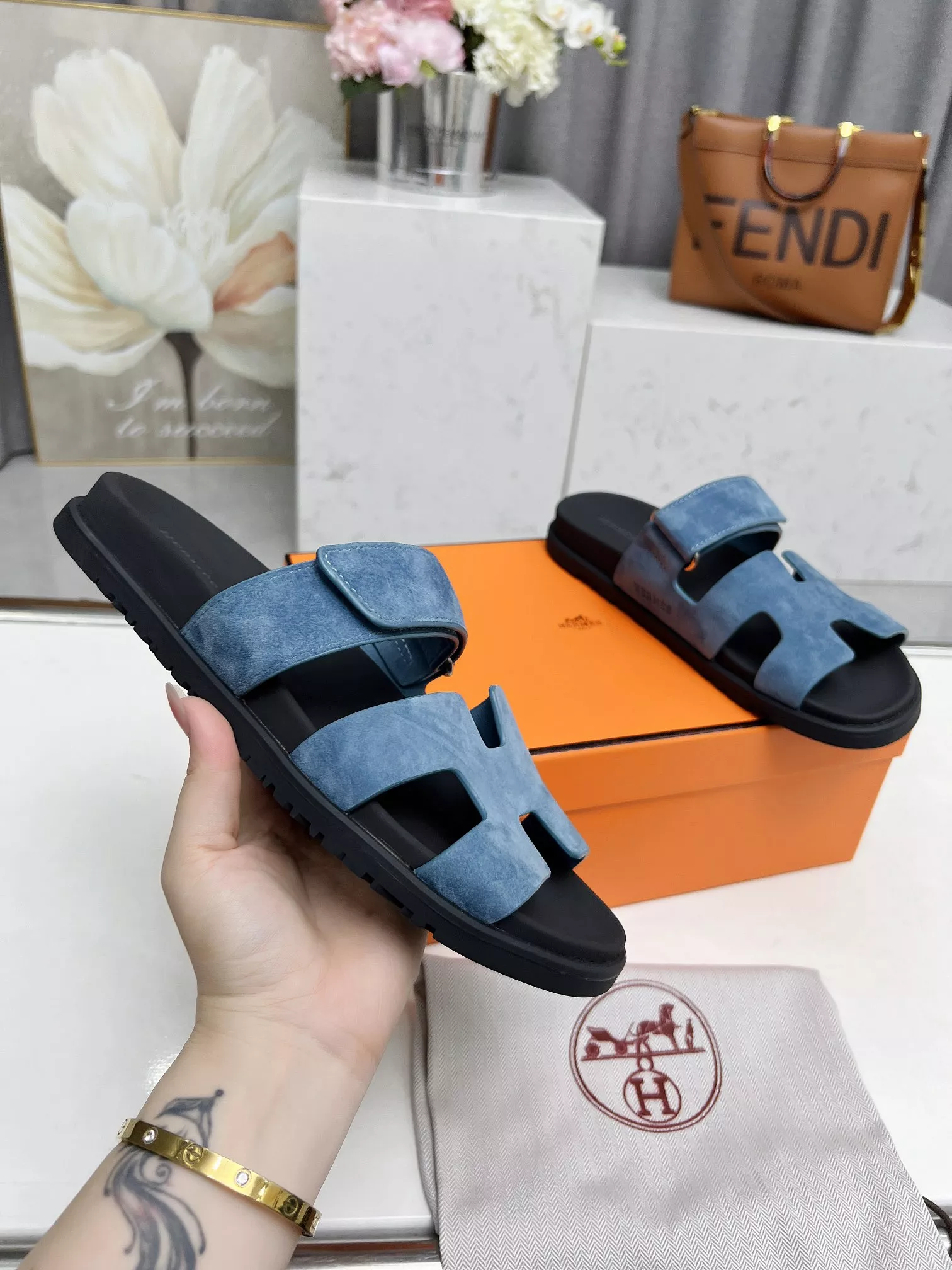 Hermes Slippers For Women Compact 1652
