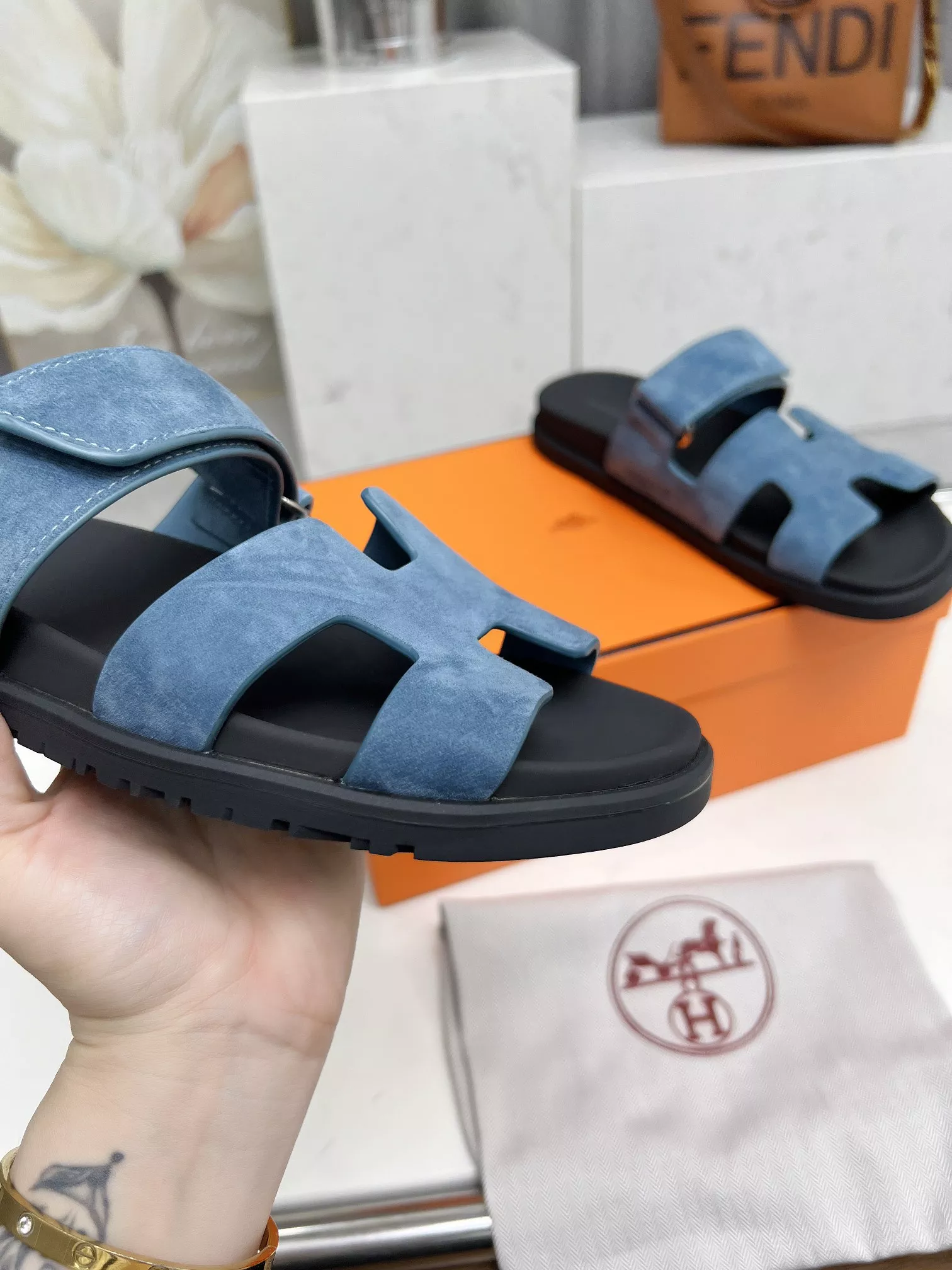 Hermes Slippers For Women Compact 1652