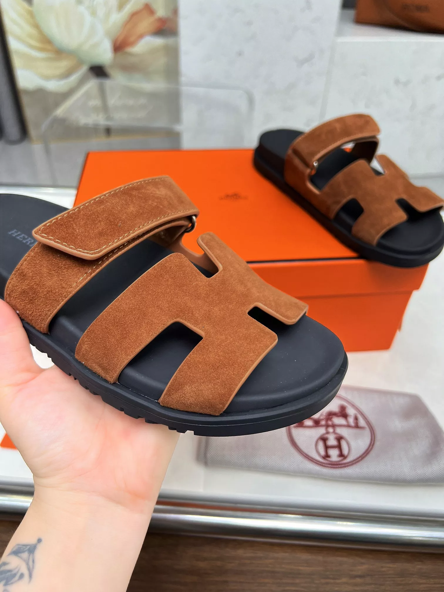 Hermes Slippers For Women Compact 5613