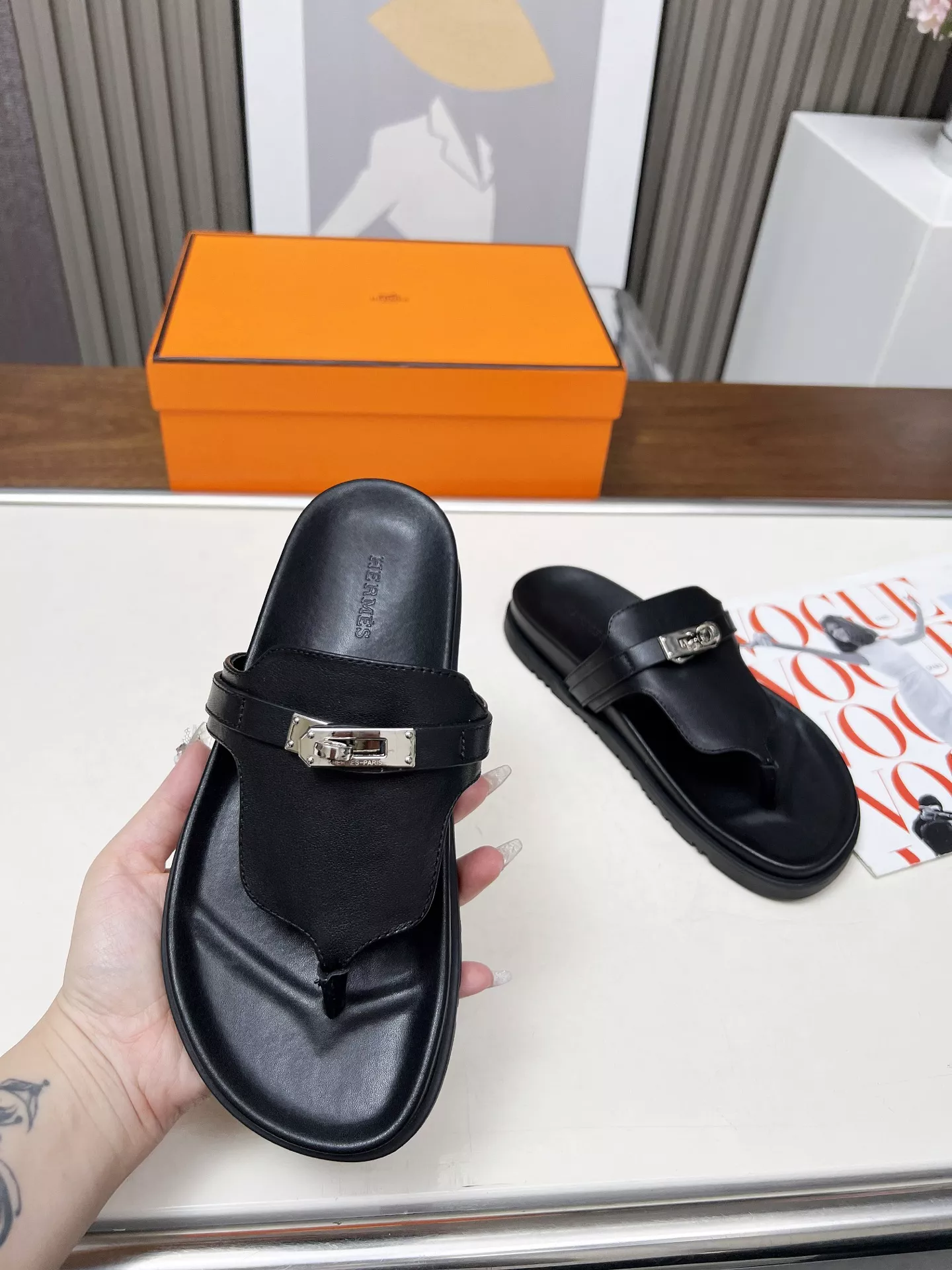 Hermes Slippers For Women Functional 4502
