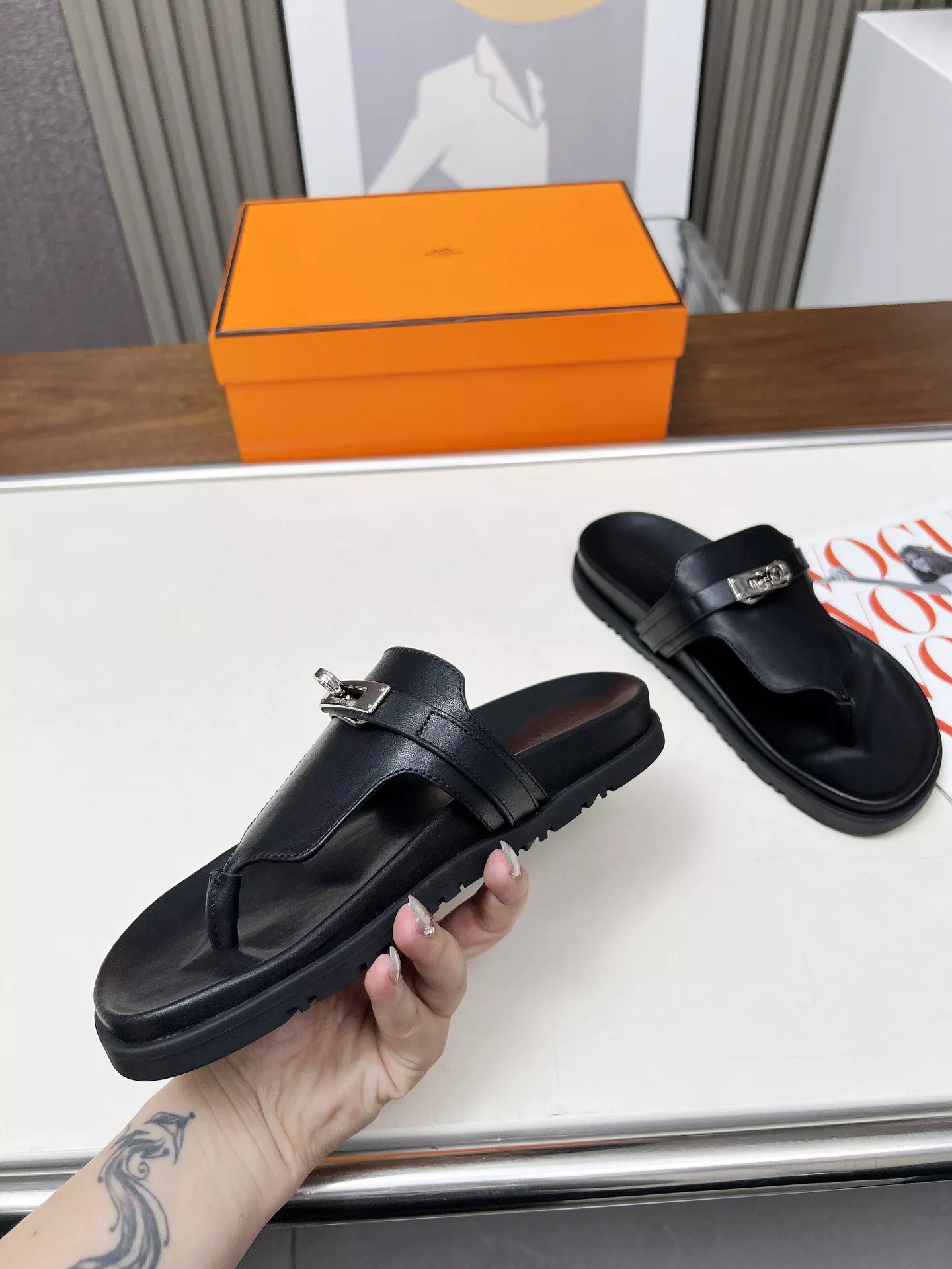 Hermes Slippers For Women Functional 4502