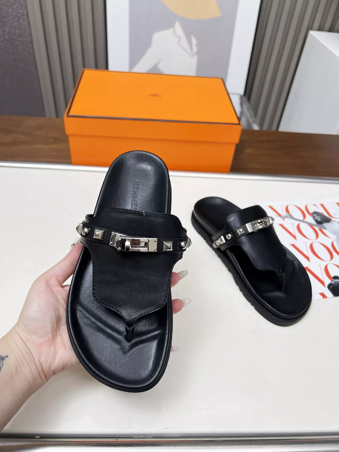 Hermes Slippers For Women Soft 8737