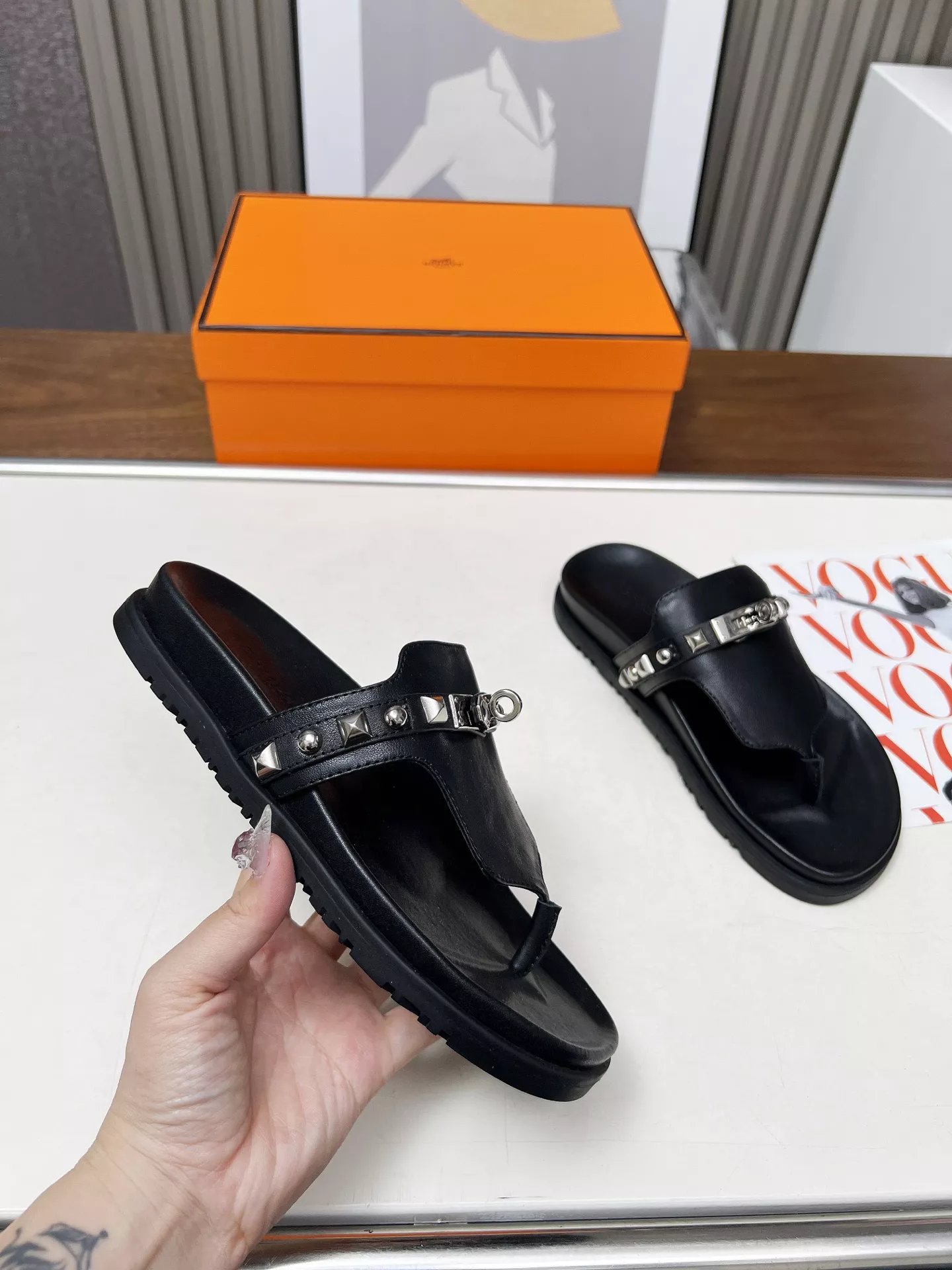 Hermes Slippers For Women Soft 8737