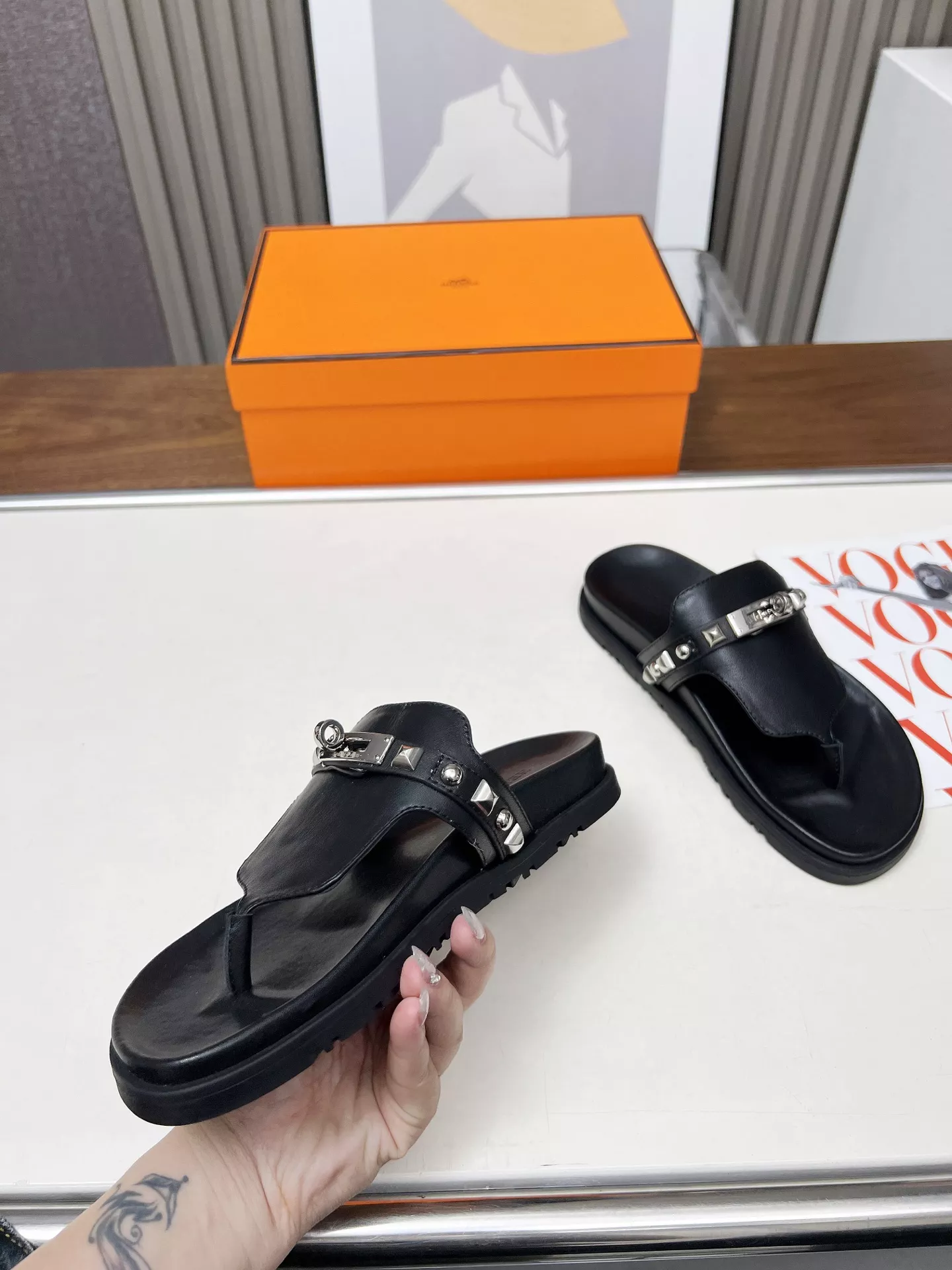 Hermes Slippers For Women Soft 8737