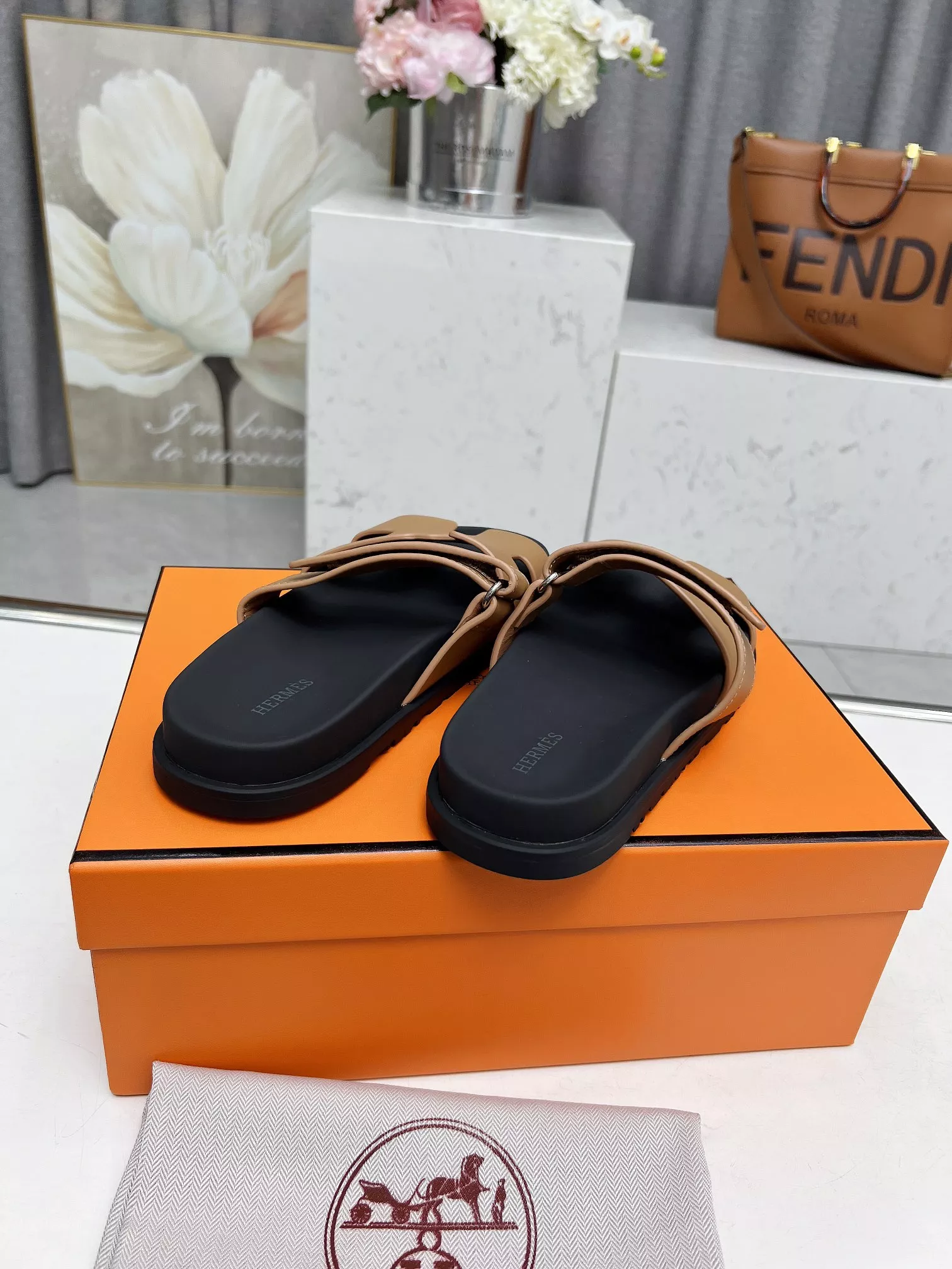Hermes Slippers For Women Soft 9950
