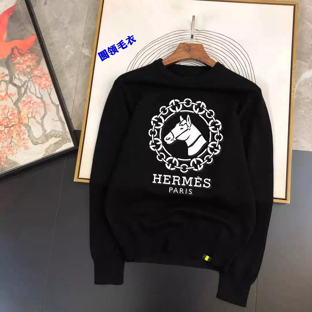 Hermes Sweaters Long Sleeved For Men Compact 4829