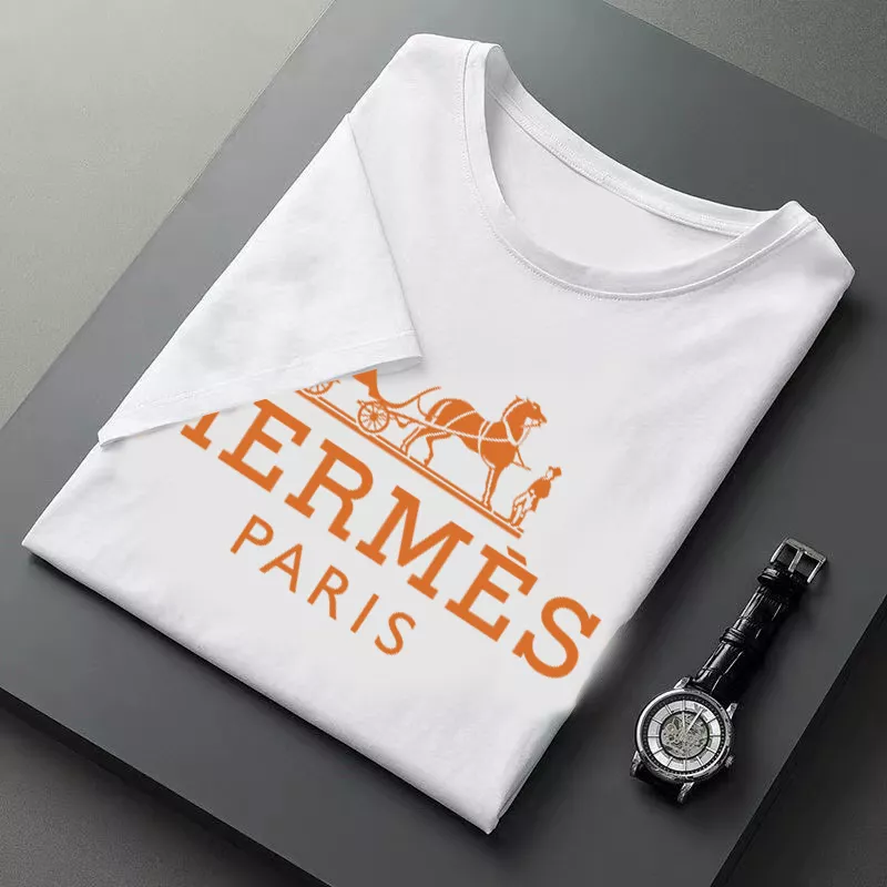 Hermes T-Shirts Short Sleeved For Men Breathable 7667