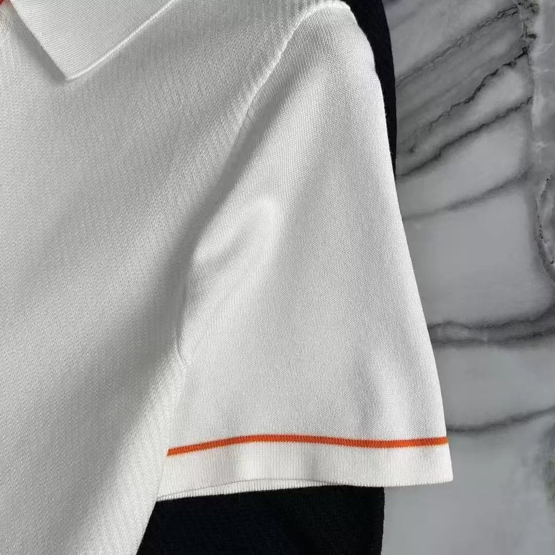 Hermes T-Shirts Short Sleeved For Men Bright 6551