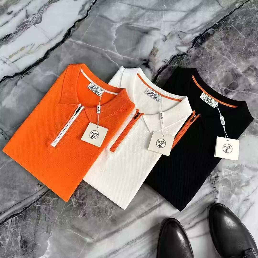 Hermes T-Shirts Short Sleeved For Men Comfortable 6048