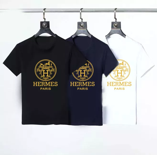 Hermes T-Shirts Short Sleeved For Men Durable 9520