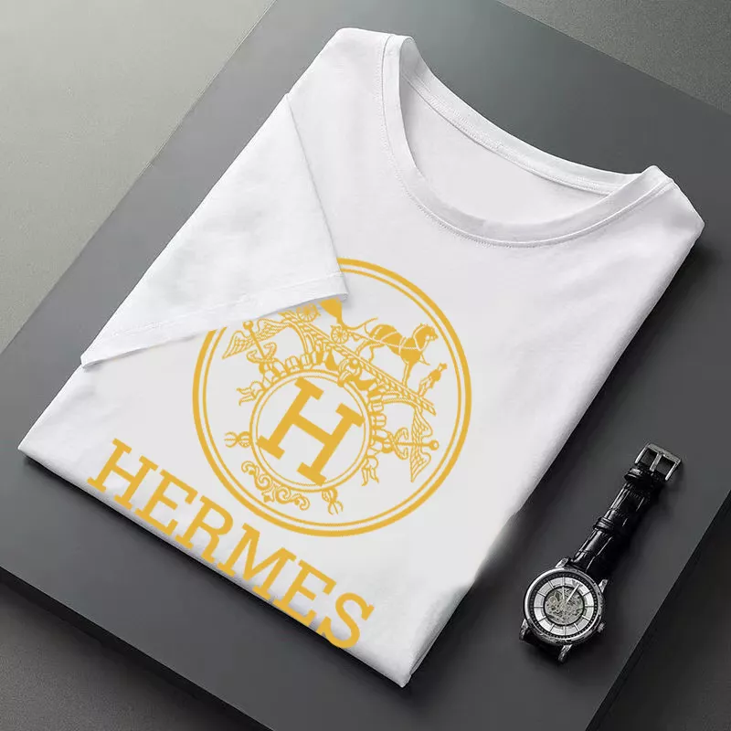Hermes T-Shirts Short Sleeved For Men Durable 9520