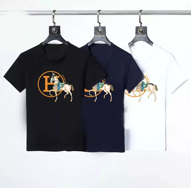 Hermes T-Shirts Short Sleeved For Men Lightweight 9605