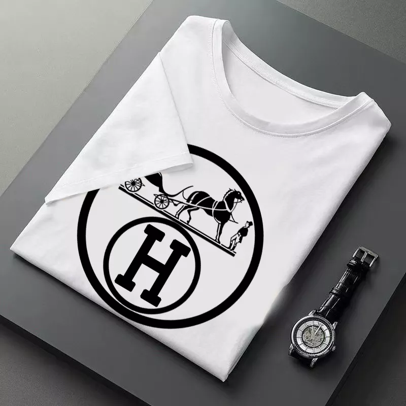 Hermes T-Shirts Short Sleeved For Men Practical 6600