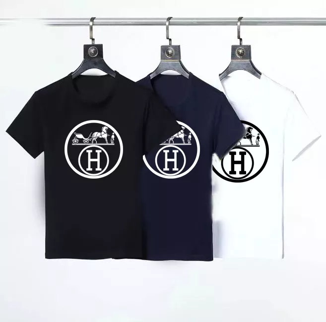 Hermes T-Shirts Short Sleeved For Men Practical 6600