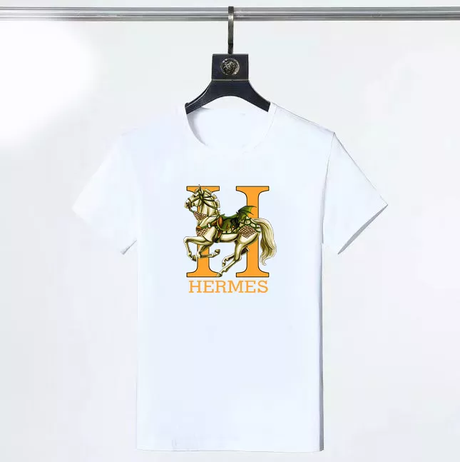 Hermes T-Shirts Short Sleeved For Men Sleek 3095