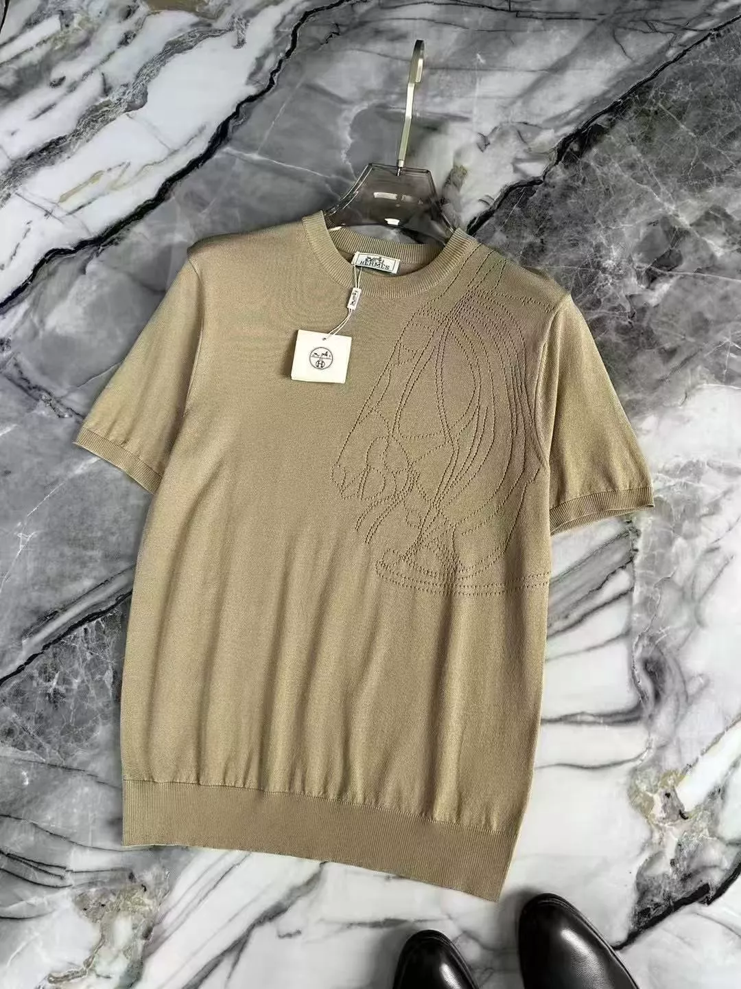 Hermes T-Shirts Short Sleeved For Men WellDesigned 4357