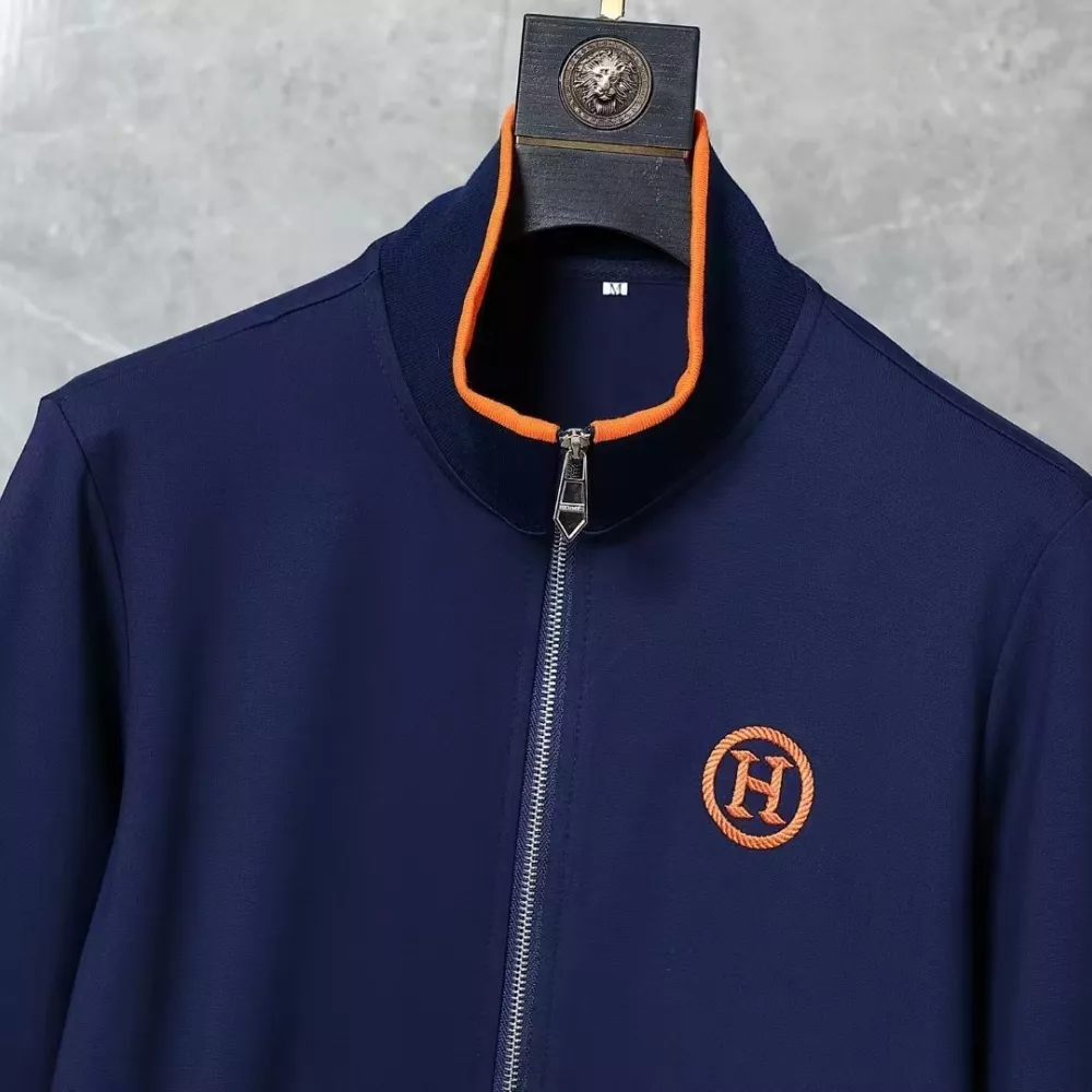 Hermes Tracksuits Long Sleeved For Men Sleek 2900