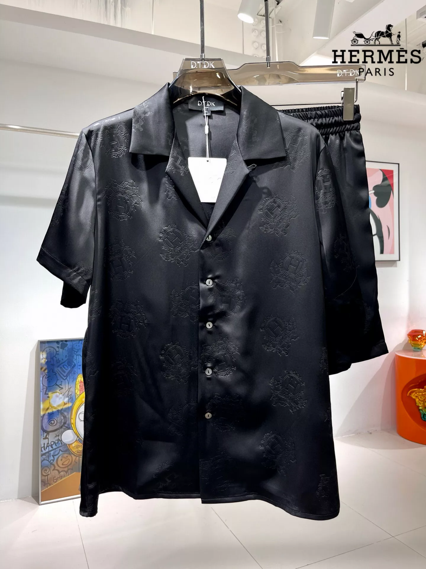 Hermes Tracksuits Short Sleeved For Men Elegant 2520