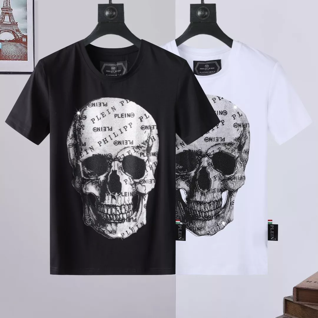 HighQuality 1550 Philipp Plein PP T-Shirts Short Sleeved For Men