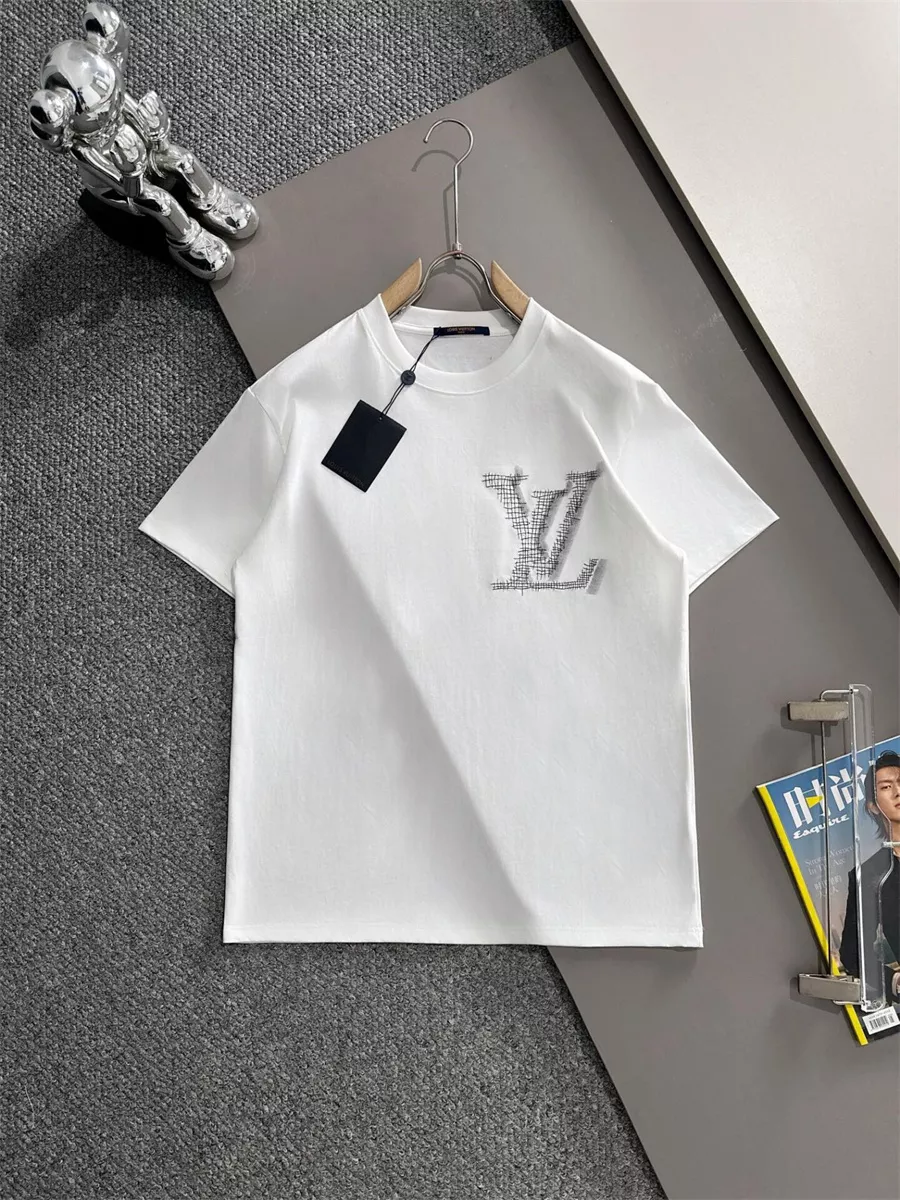 HighQuality 1718 Louis Vuitton LV T-Shirts Short Sleeved For Unisex