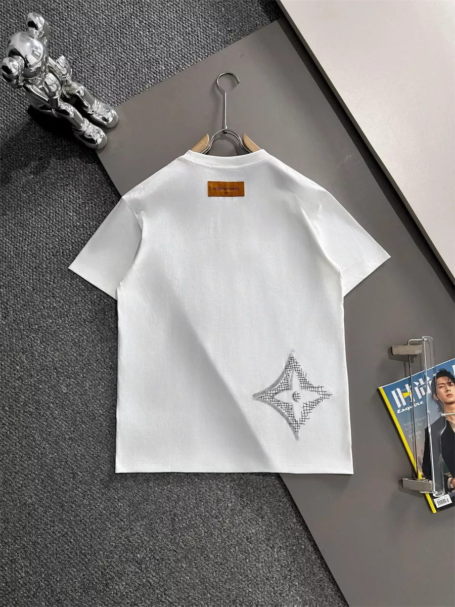 HighQuality 1718 Louis Vuitton LV T-Shirts Short Sleeved For Unisex