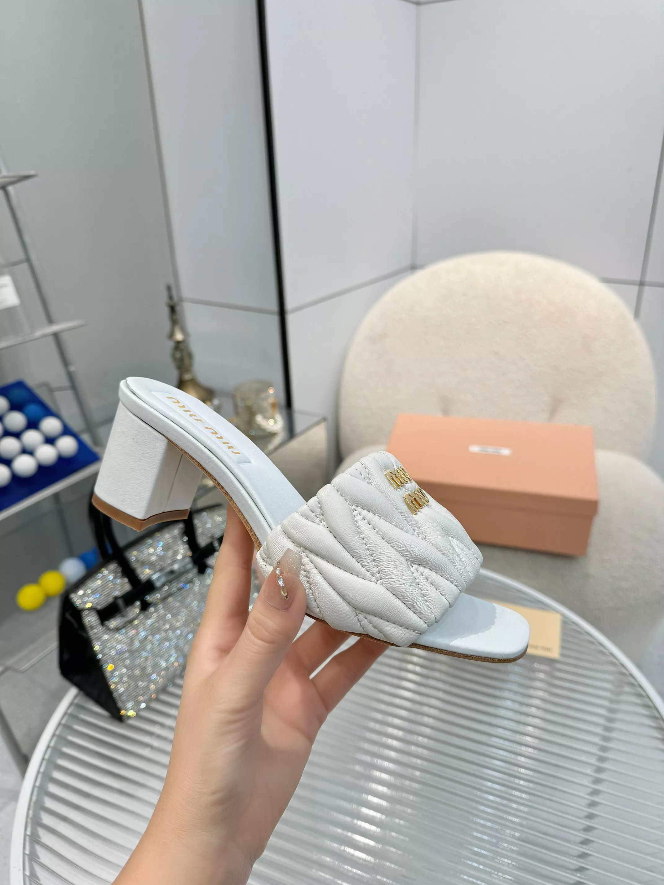 HighQuality 2230 MIU MIU Slippers For Women